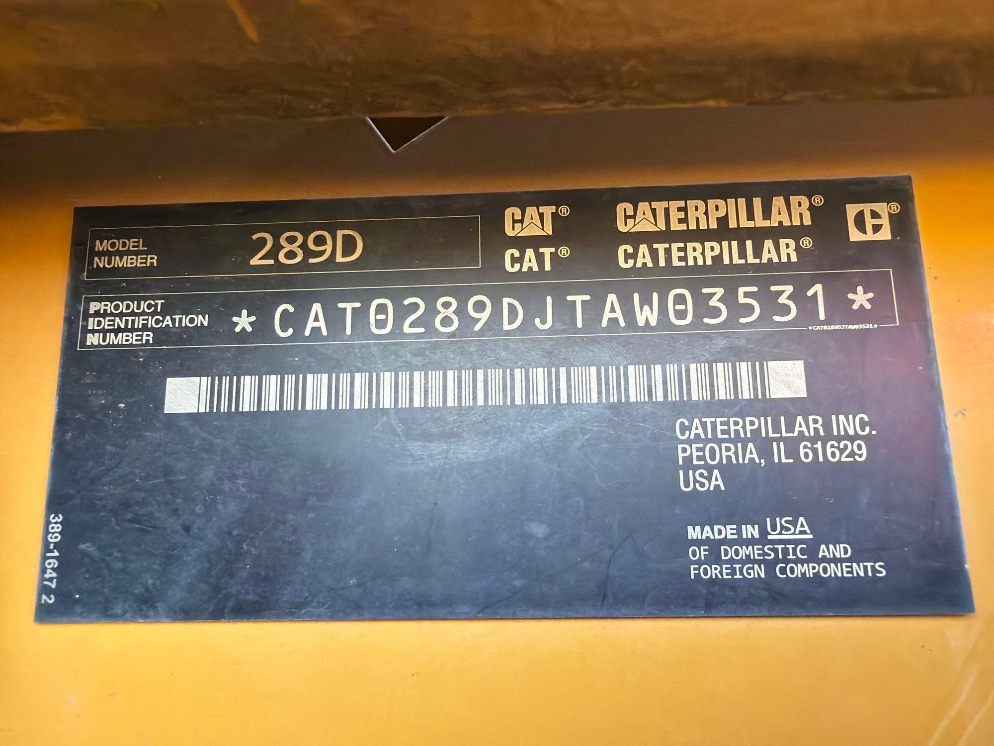 2015 Caterpillar 289D