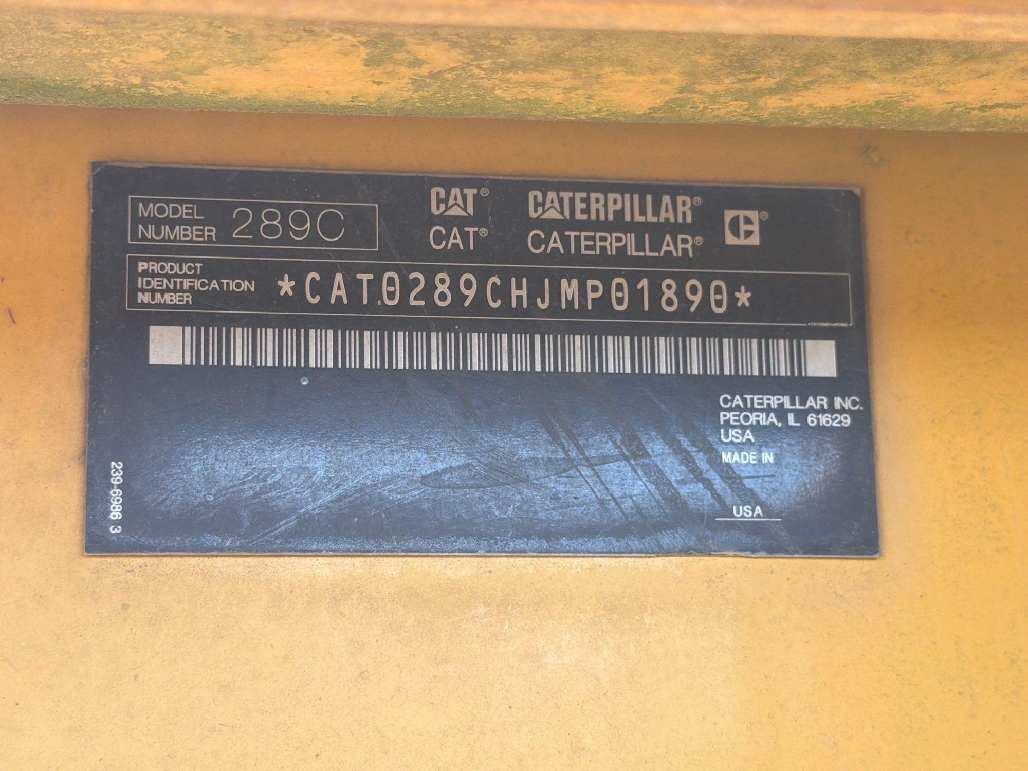 2011 Caterpillar 289C
