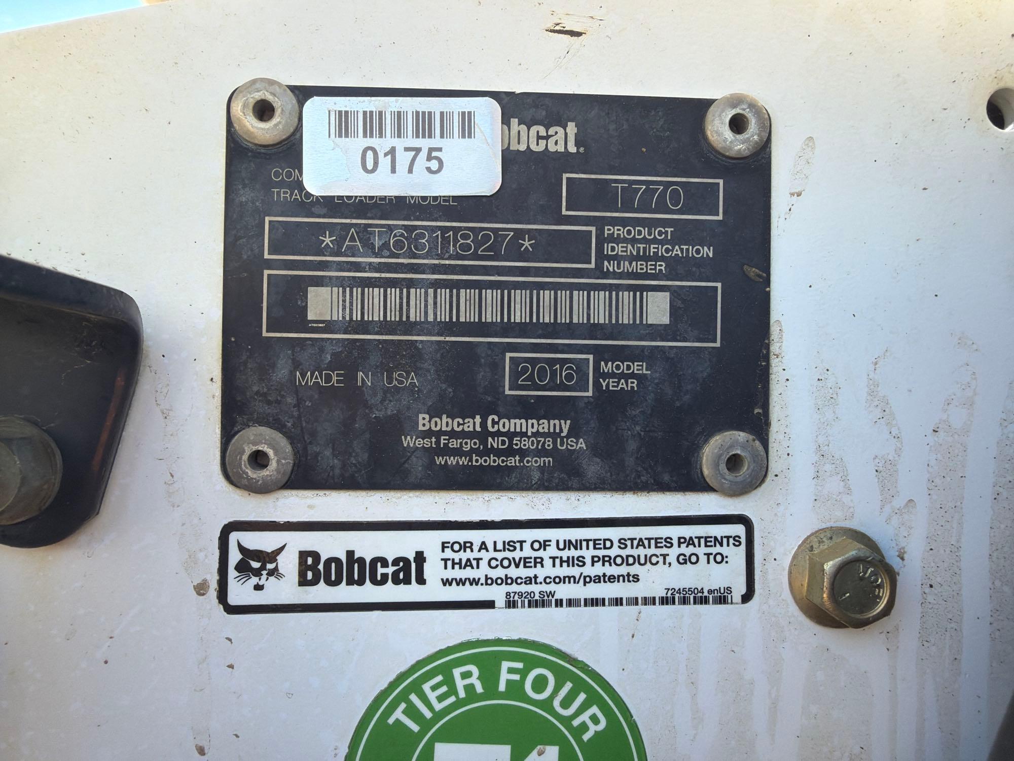 2016 Bobcat T770