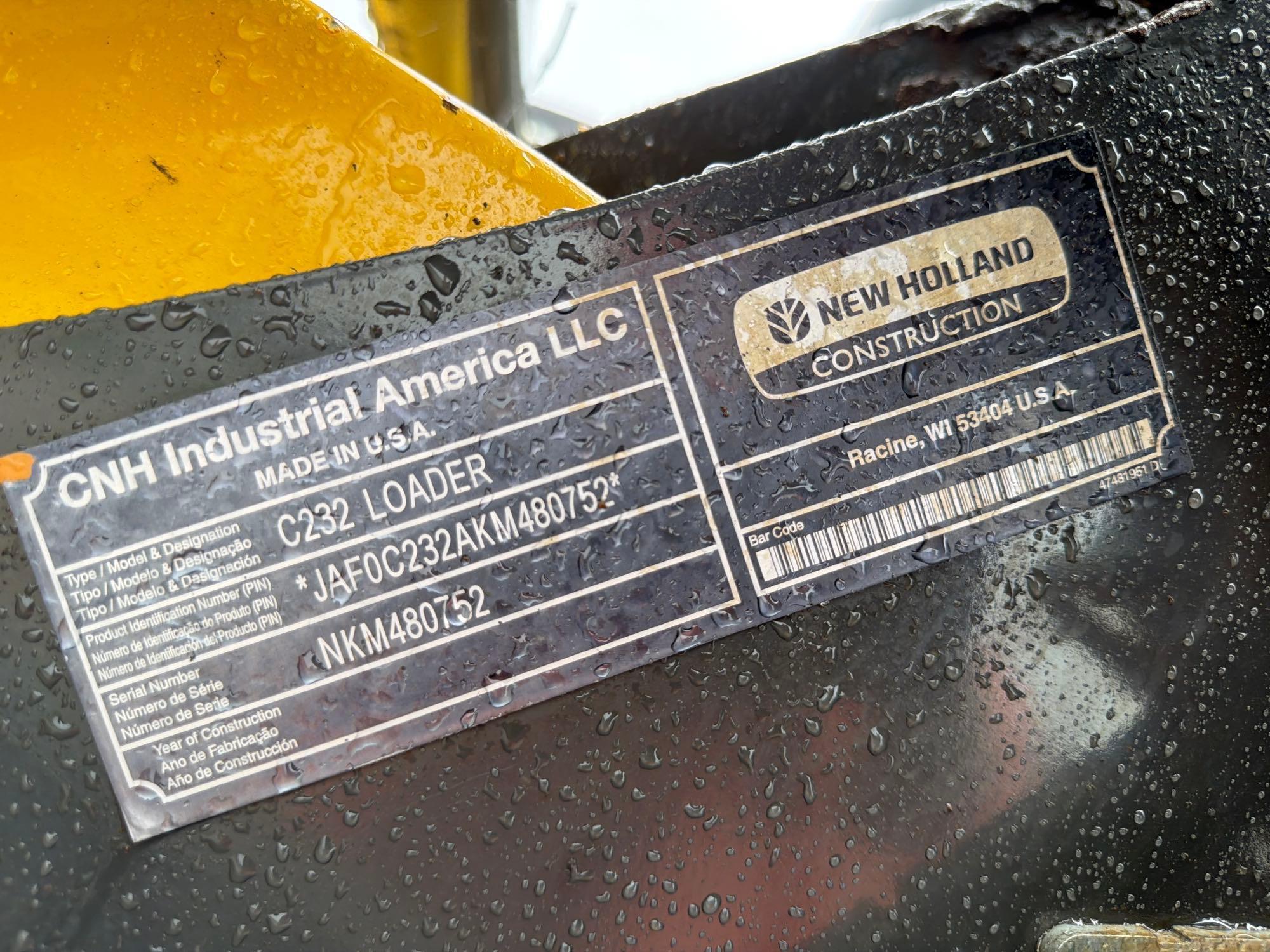 2019 New Holland C232