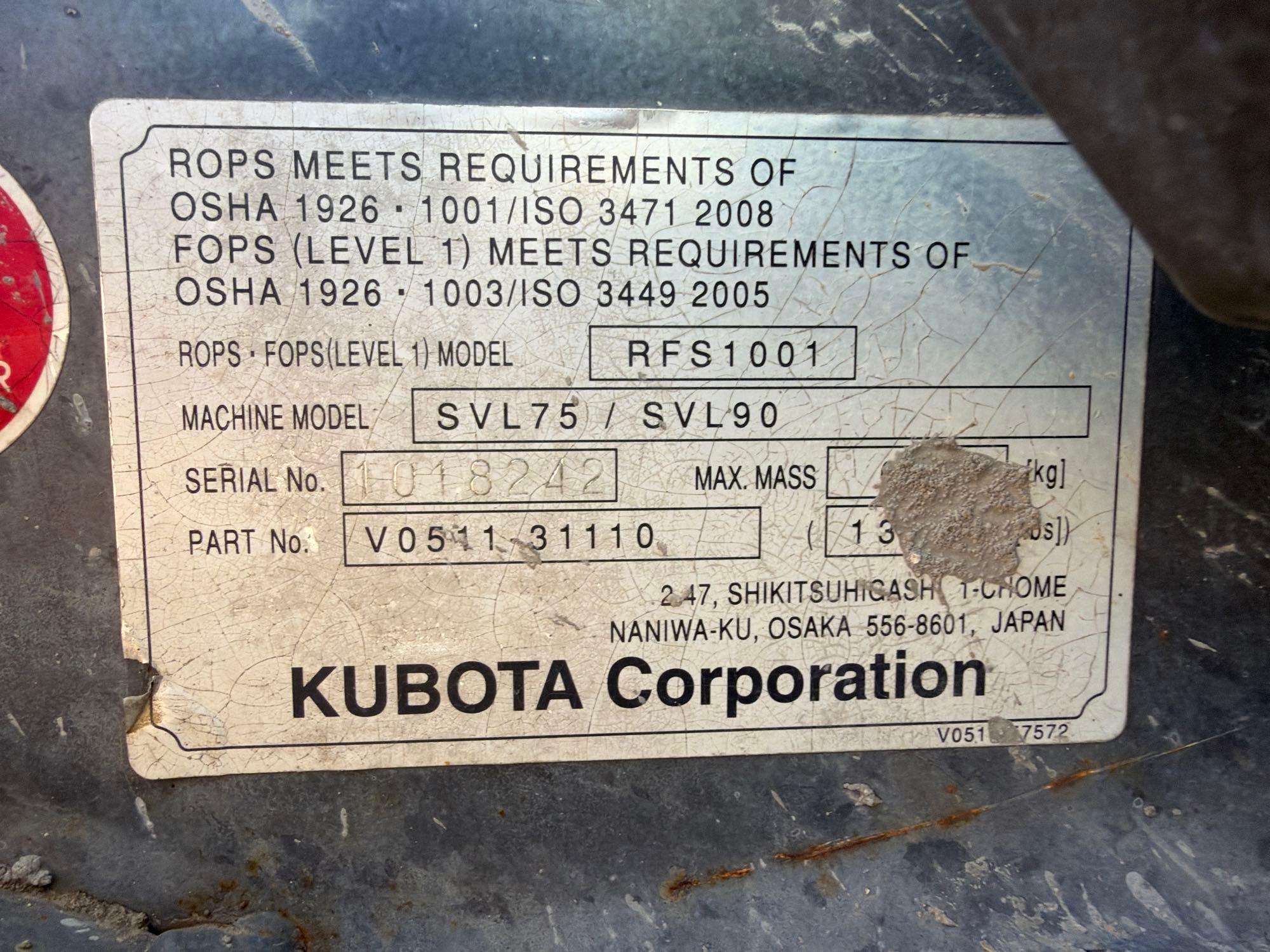 2015 Kubota 752