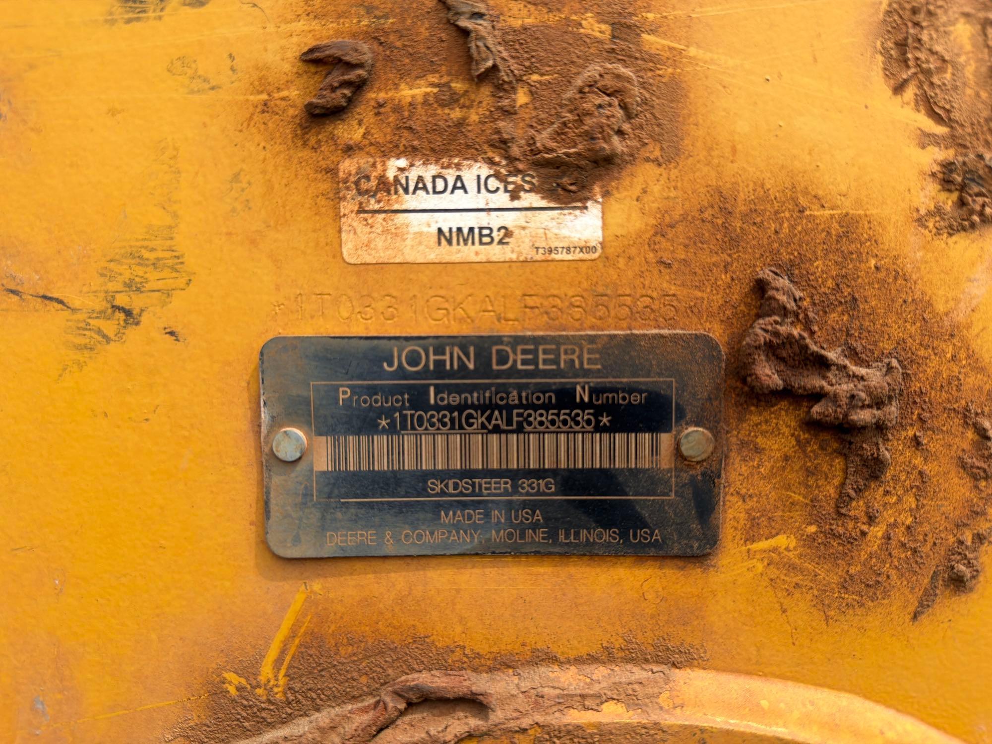 2020 John Deere 331G