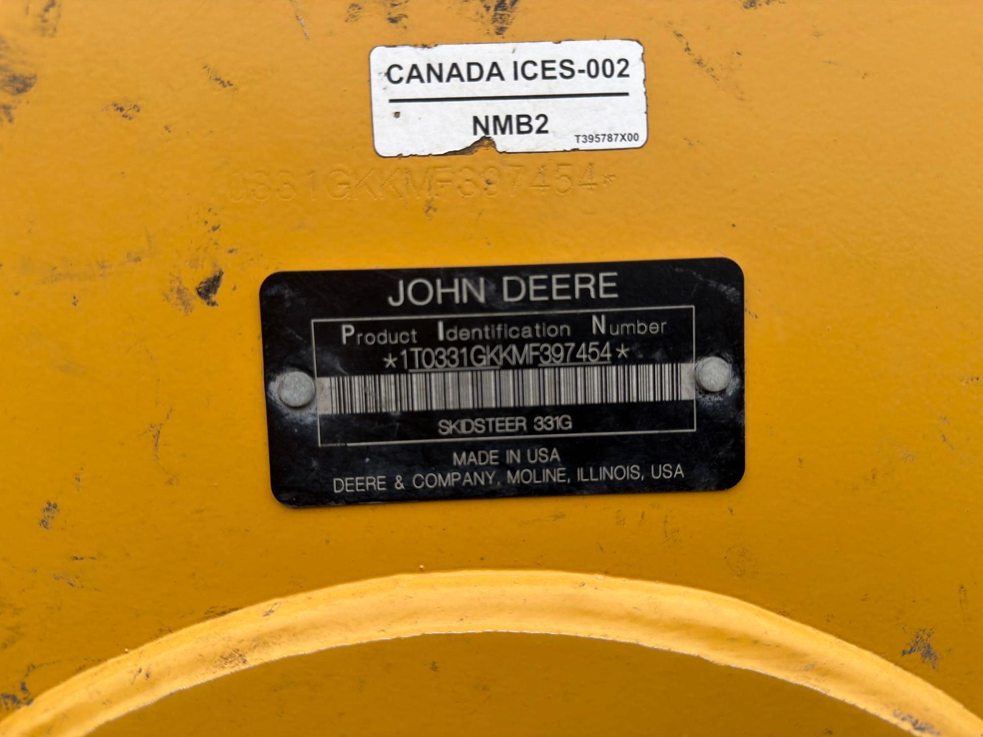 2021 John Deere 331G