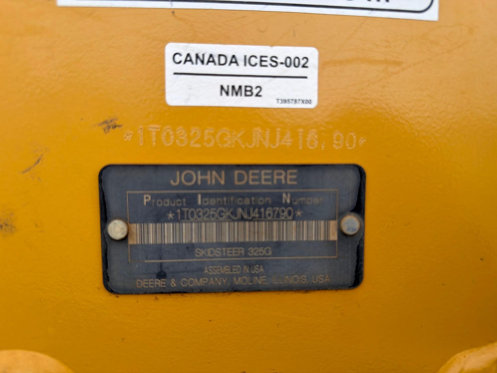 2022 John Deere 325G