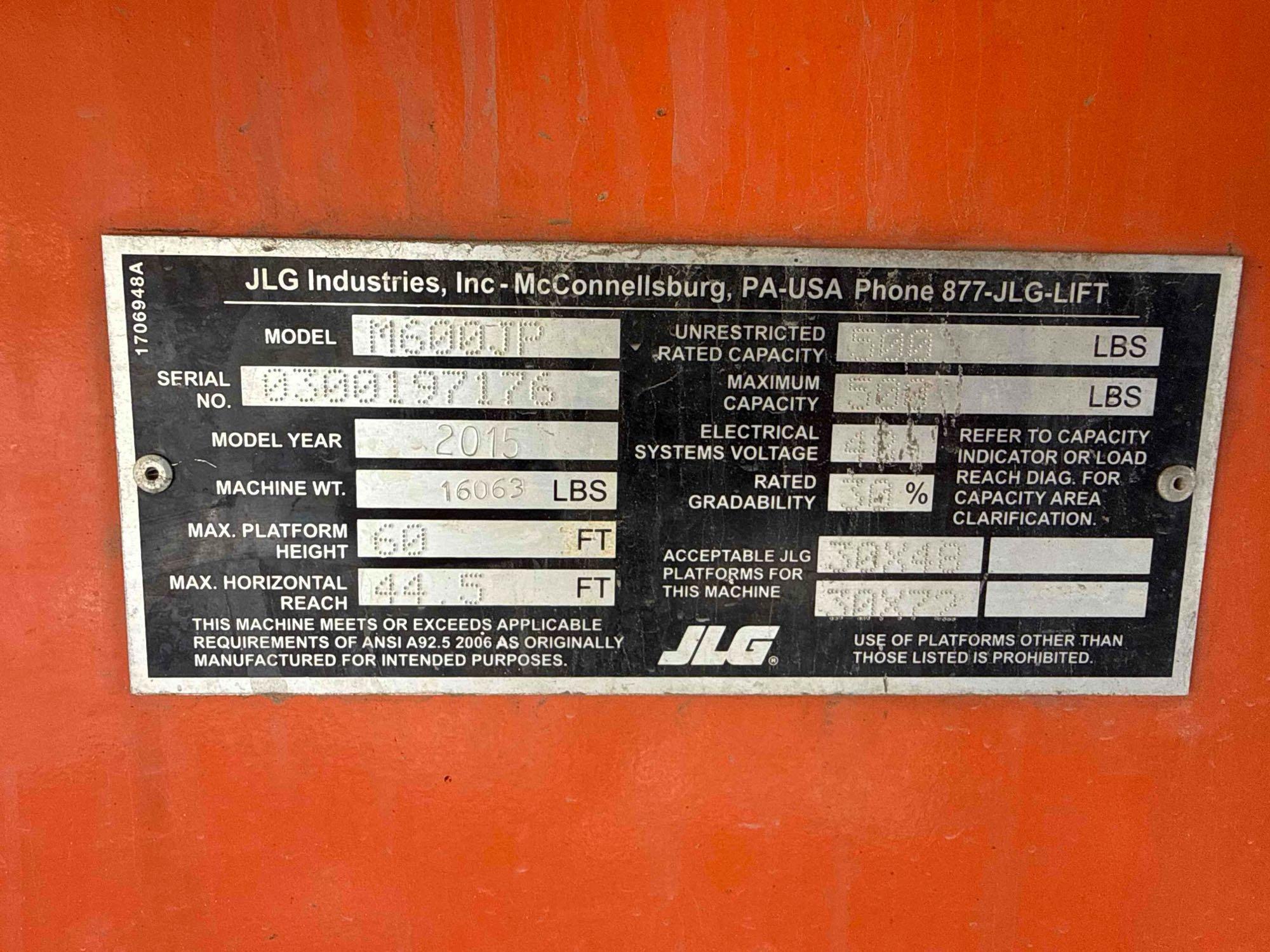 JLG M600JP