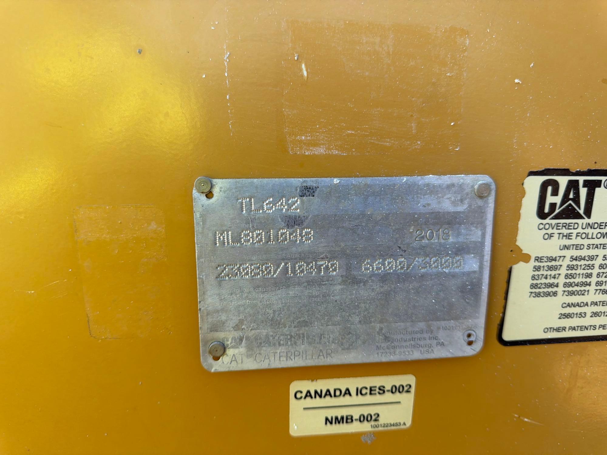 2018 Caterpillar TL642