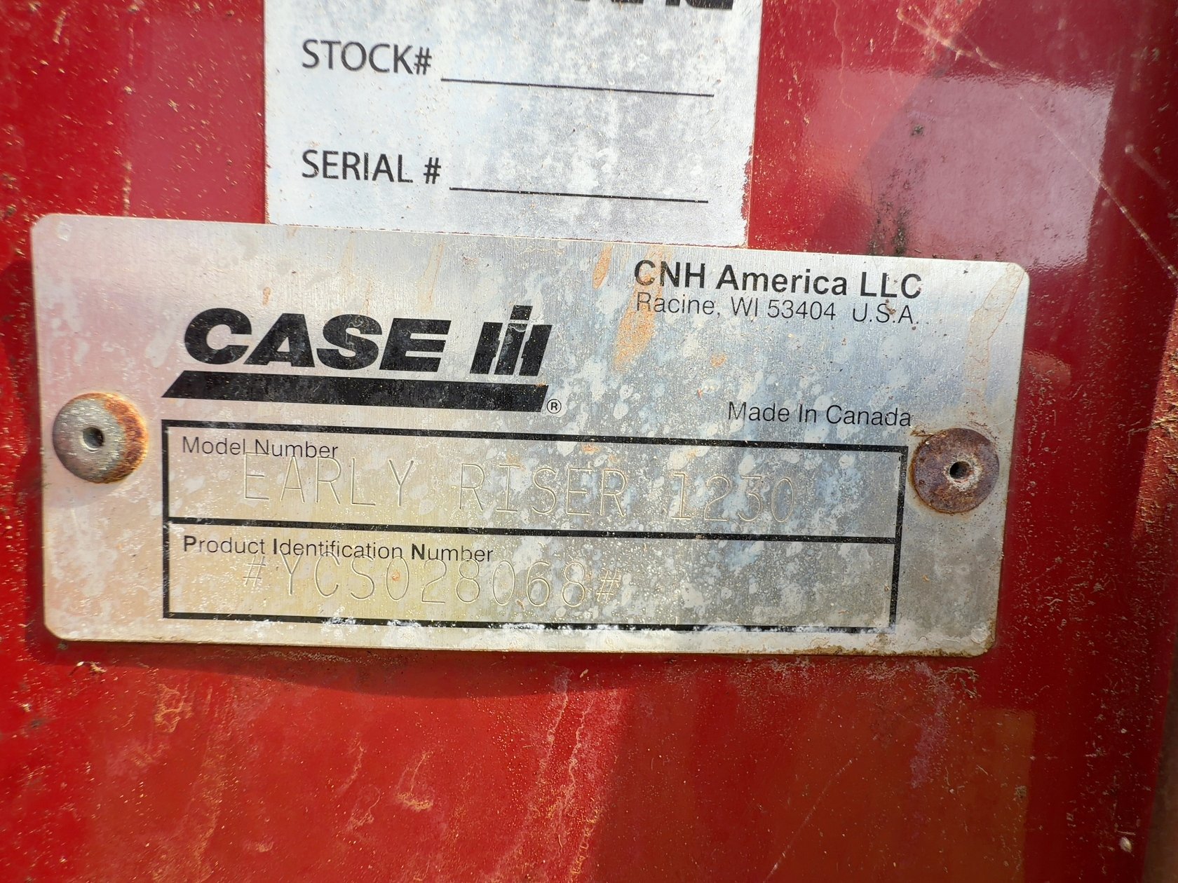 2012 Case Ih 1230