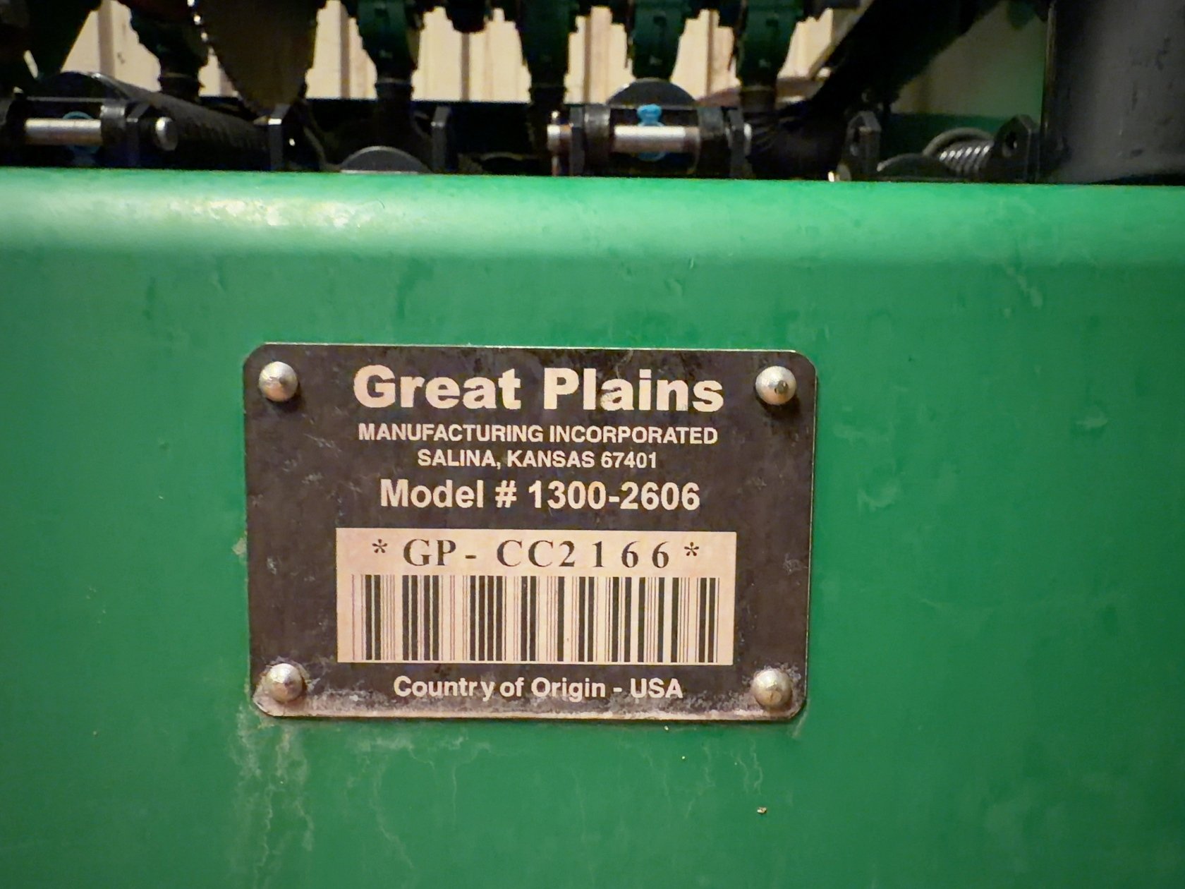 2011 Great Plains 1300