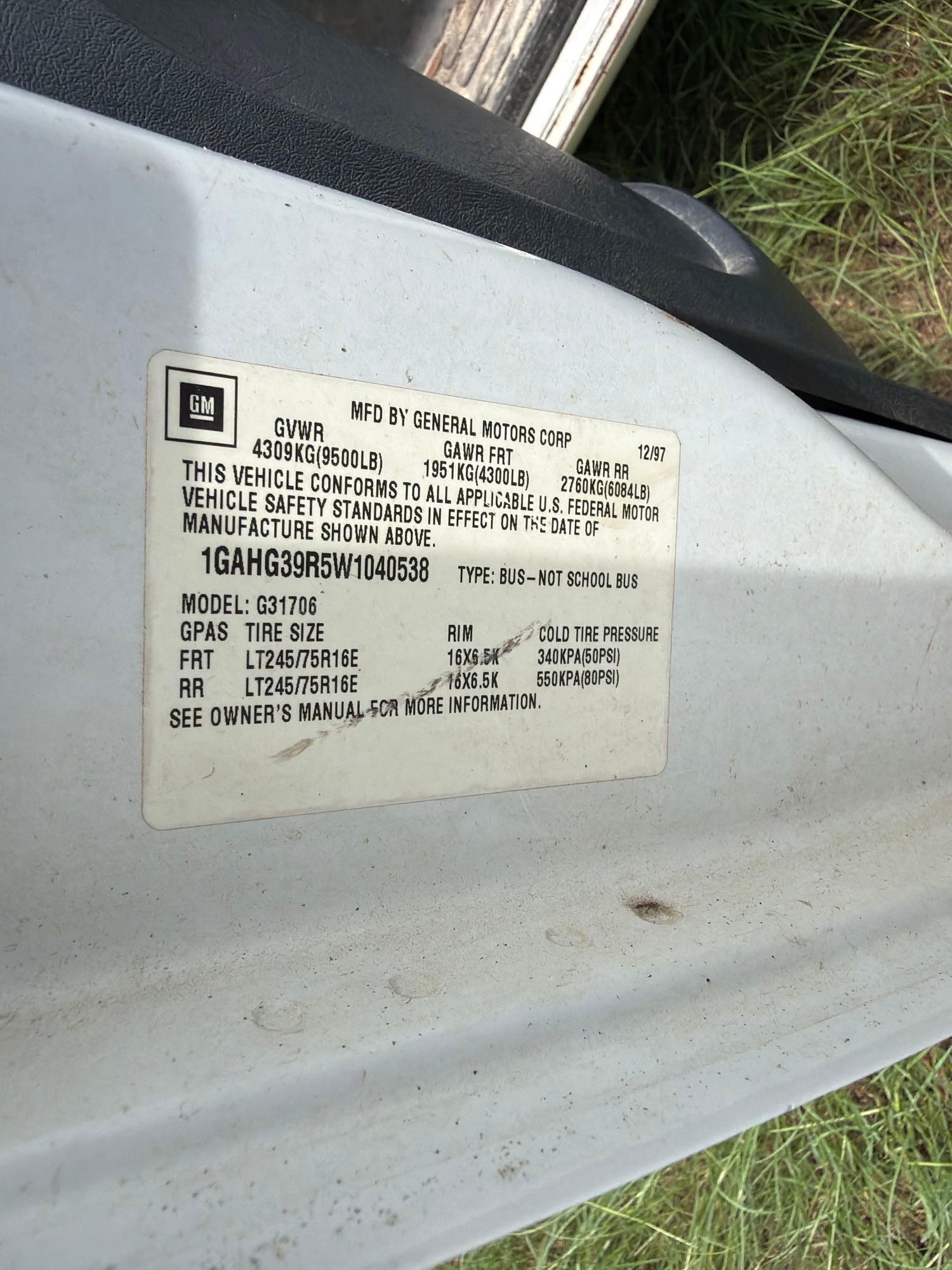 1998 Chevrolet 3500