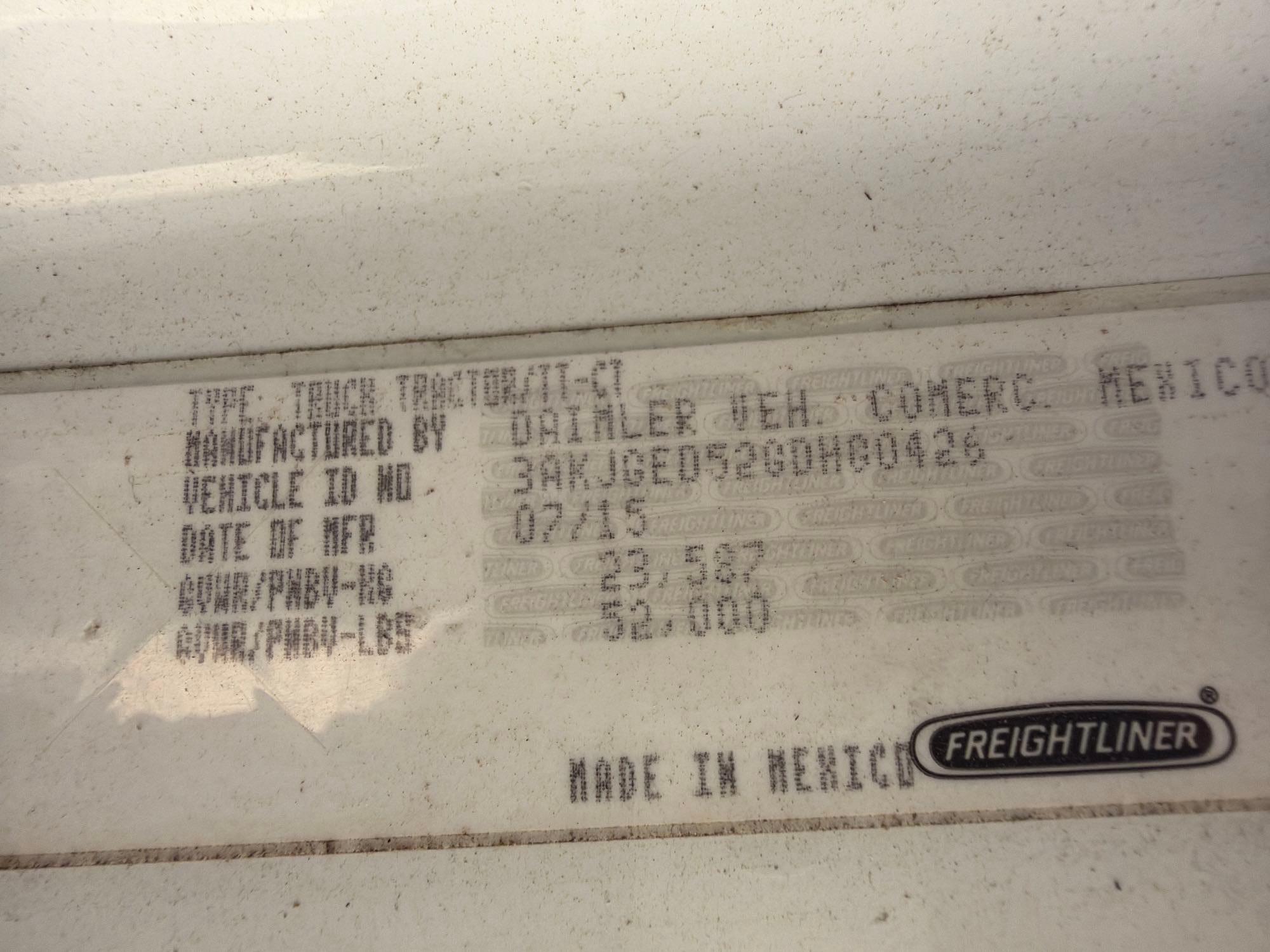 2016 Freightliner 125