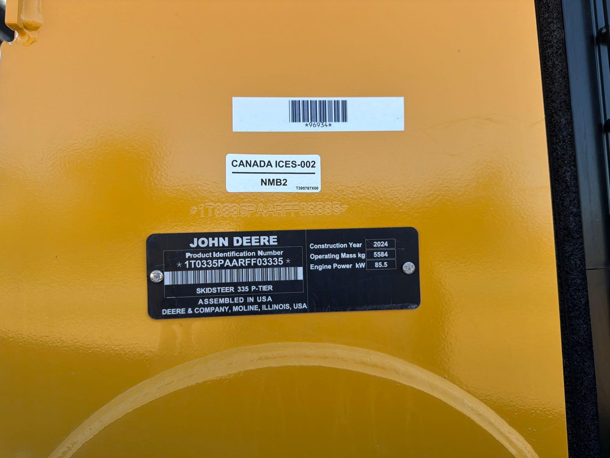 John Deere 335
