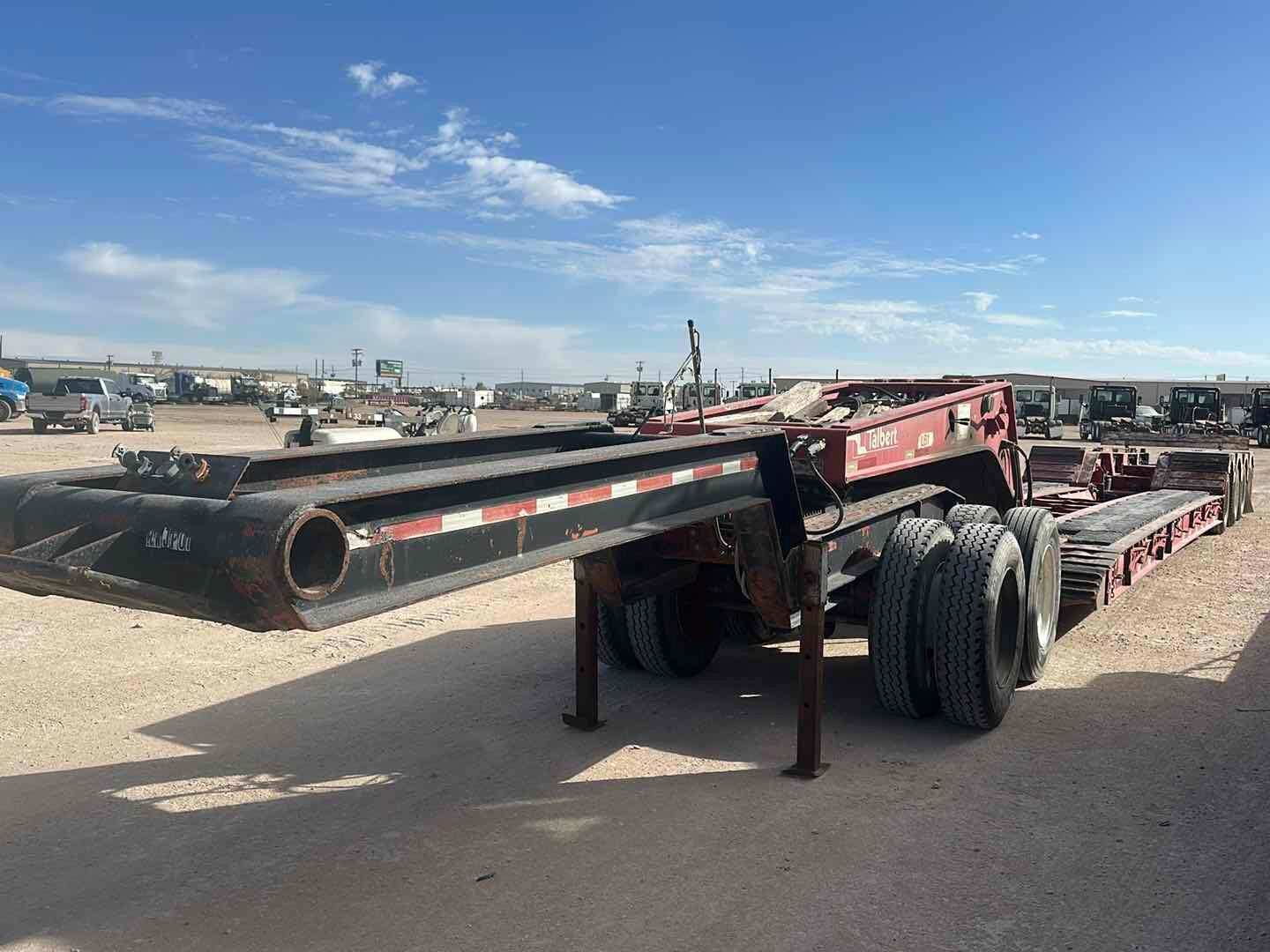 2012 TALBERT 4-AXLE RGN TRAILER