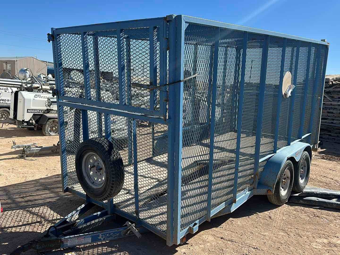 2014 LONE STAR TRAILER 18 T/A TRASH TRAILER