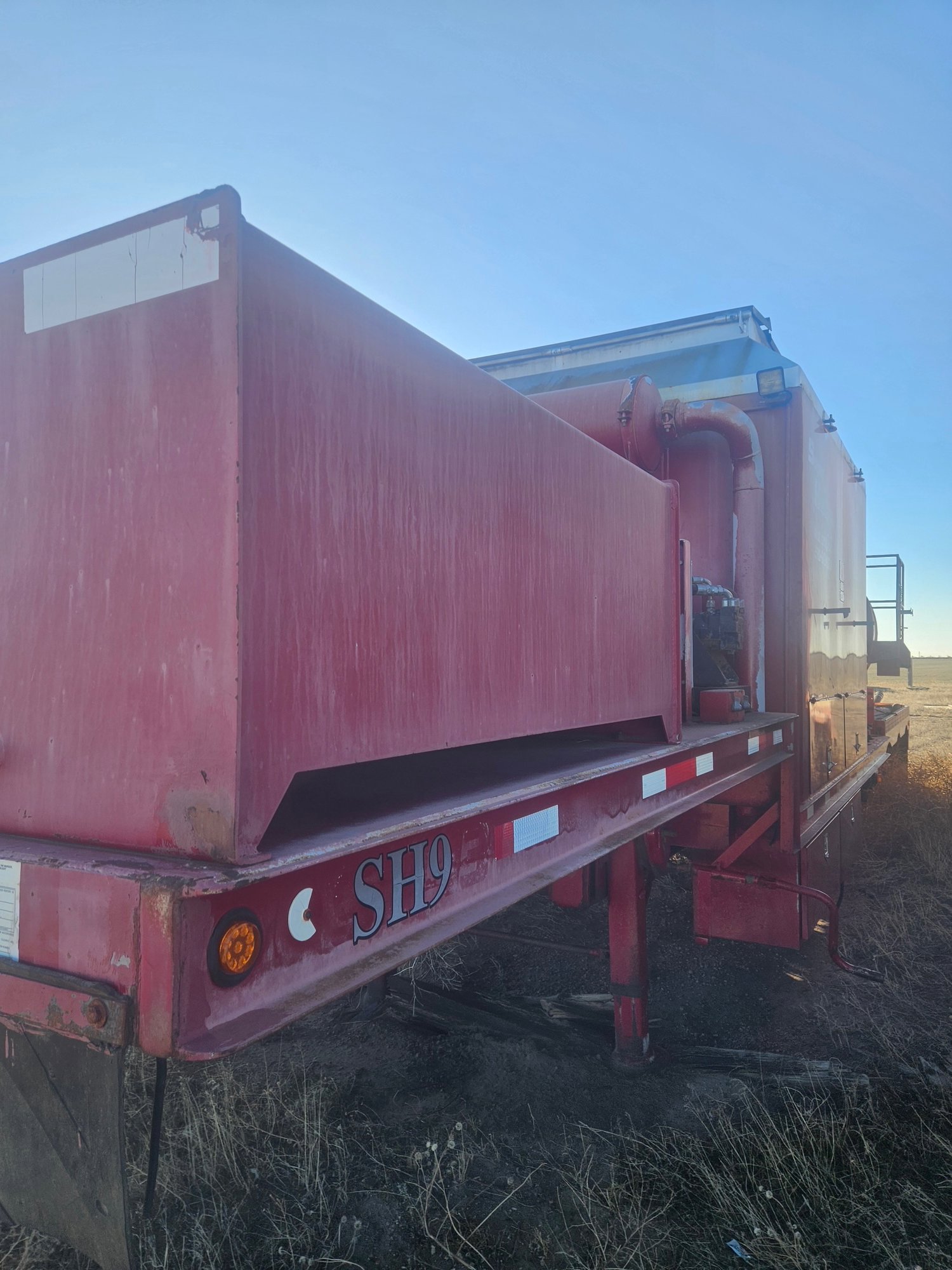 2012 CHANDLER TRI AXLE SPD-18 WATER HEATING TRAILER