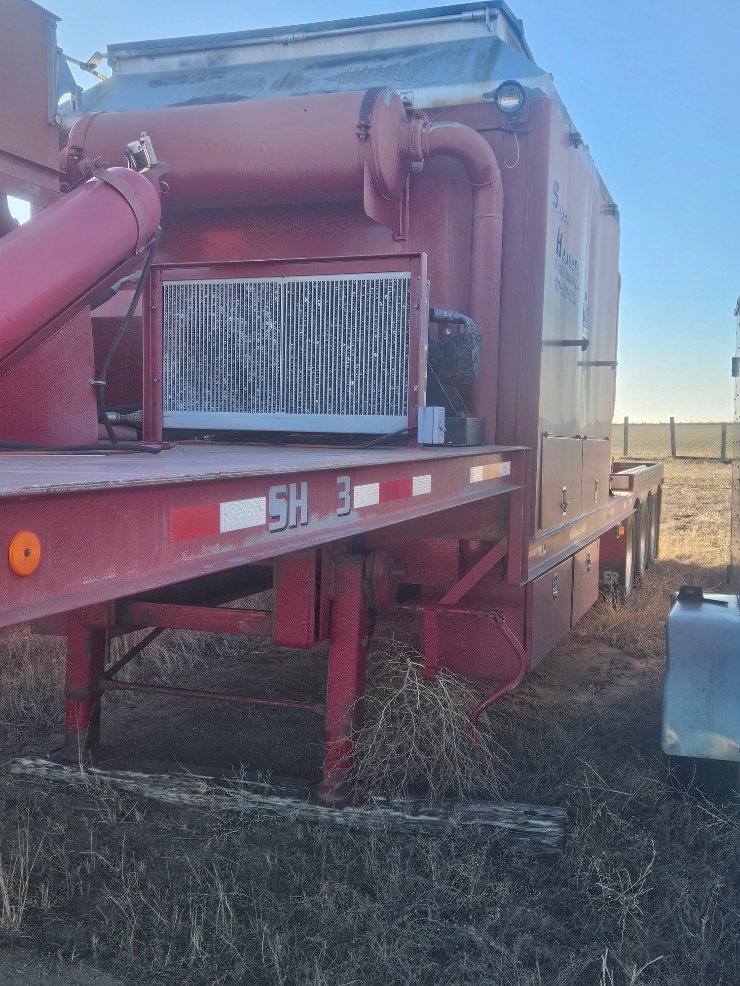 2010 CHANDLER TRI AXLE SPD-18 WATER HEATING TRAILER