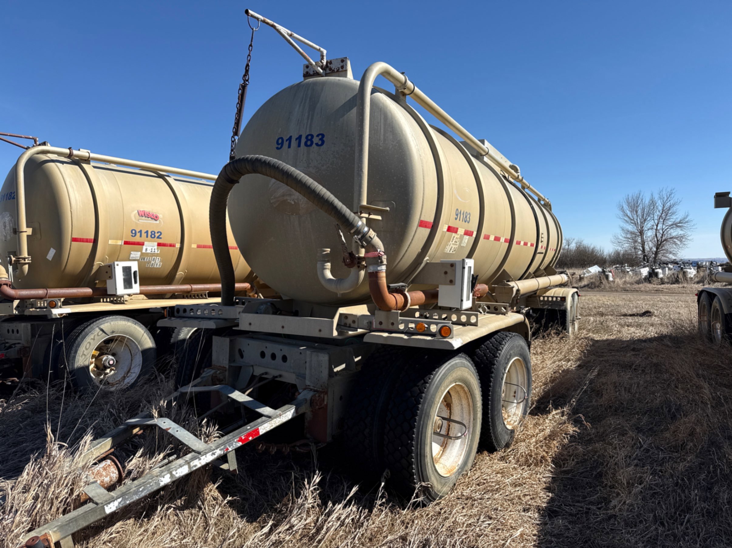 2012 STEPHENS CRUDE PUP TRAILER