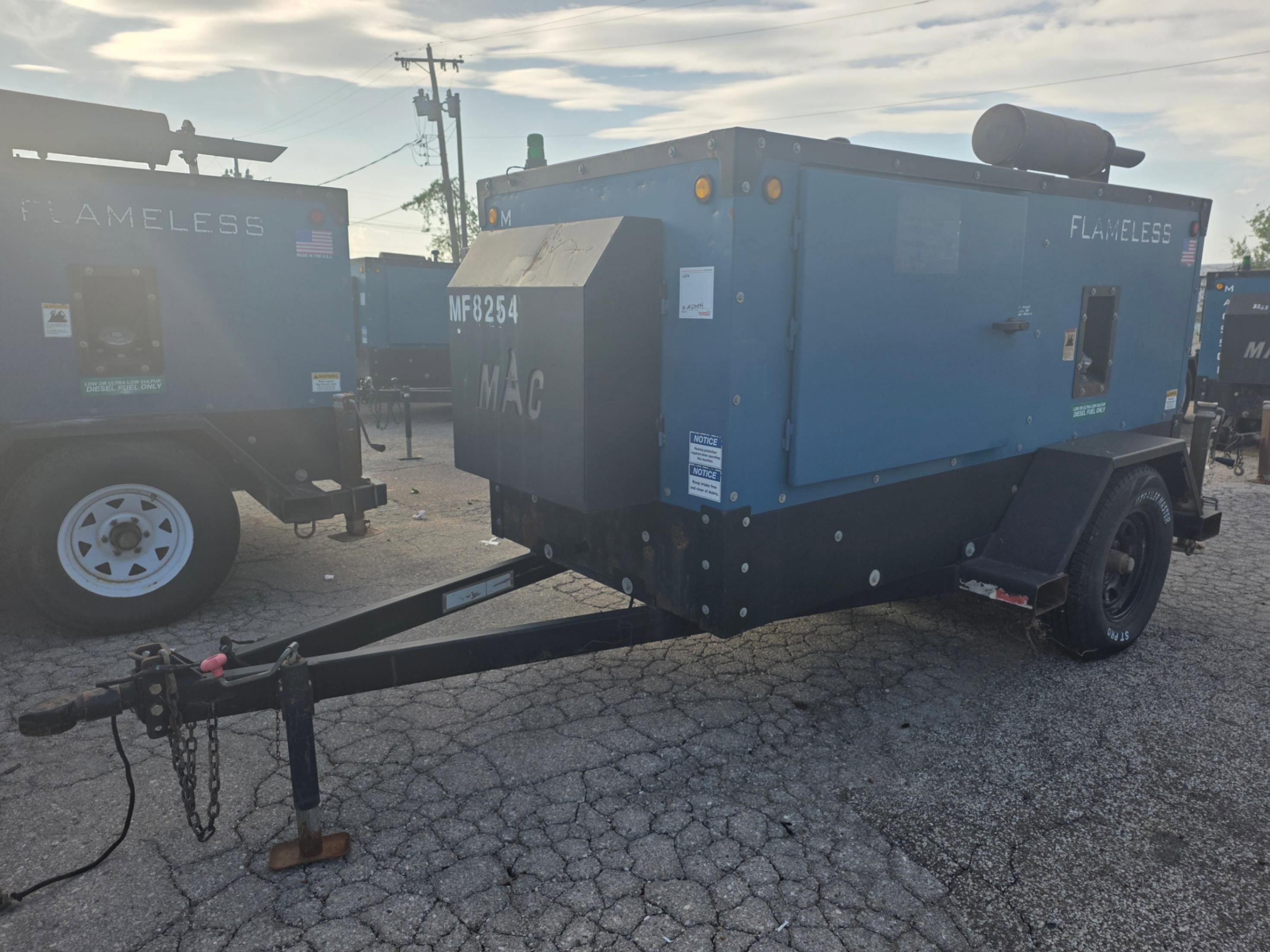 2014 MAC FLAMELESS HEATER TRAILER