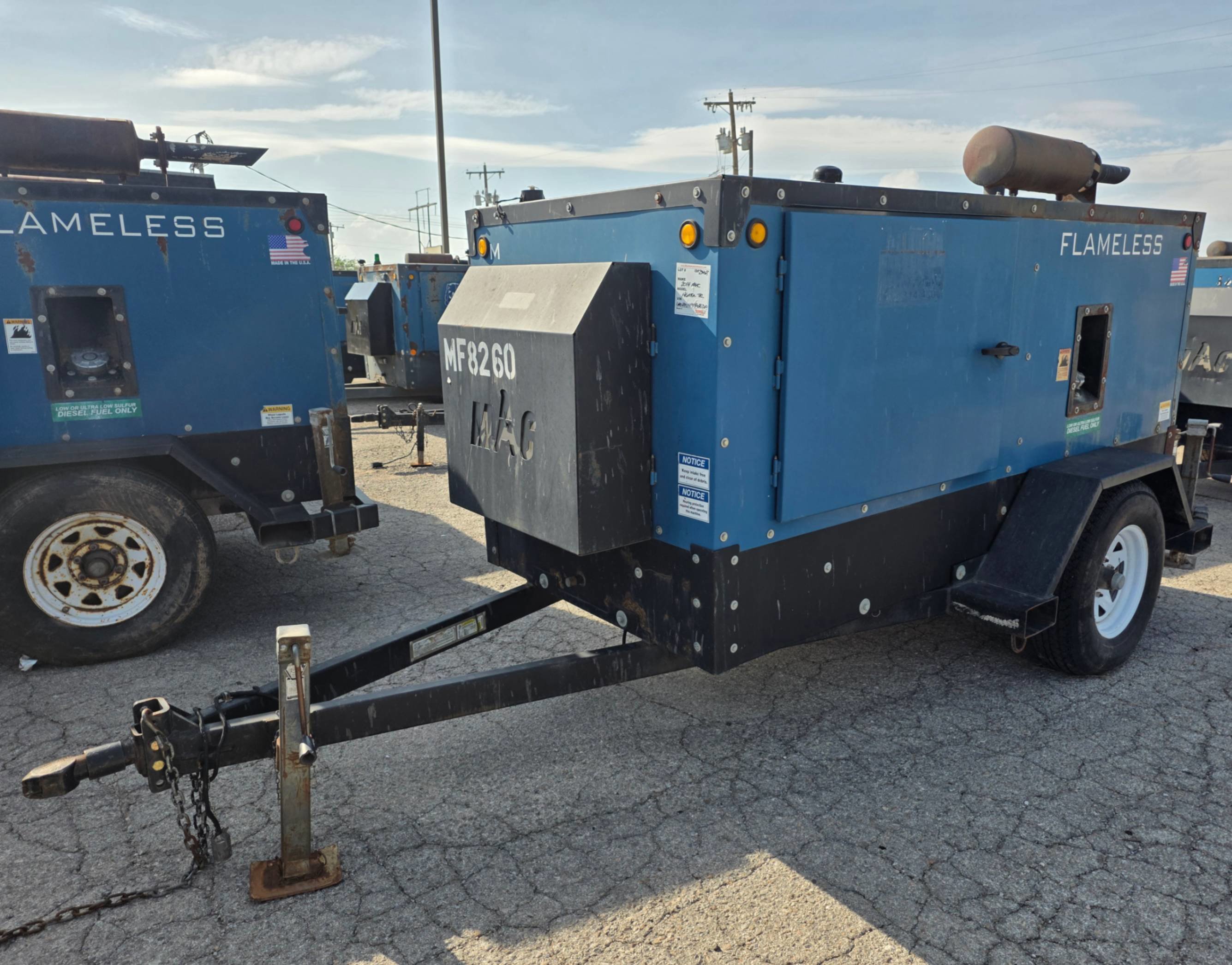 2014 MAC FLAMELESS HEATER TRAILER