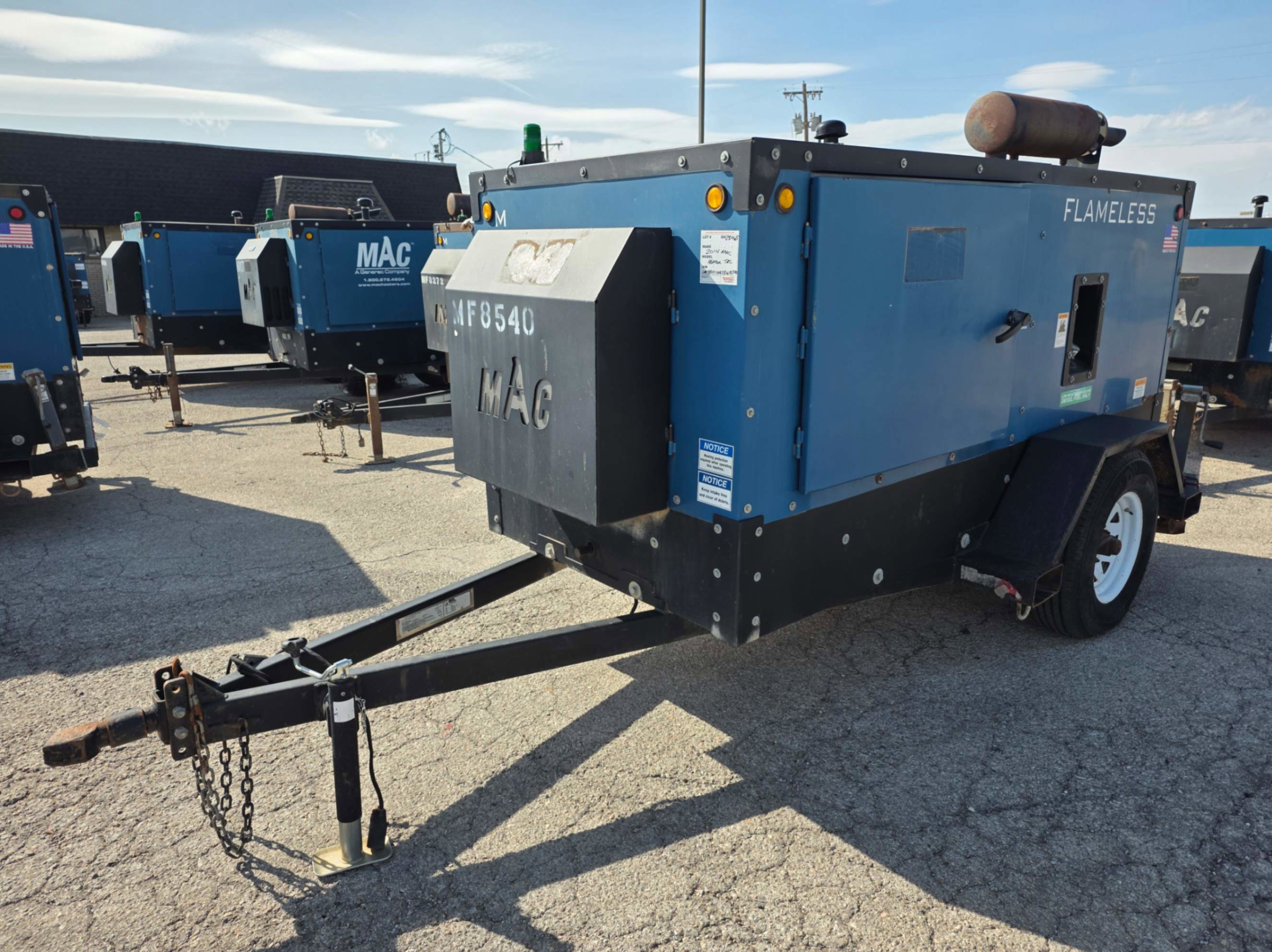 2014 MAC FLAMELESS HEATER TRAILER