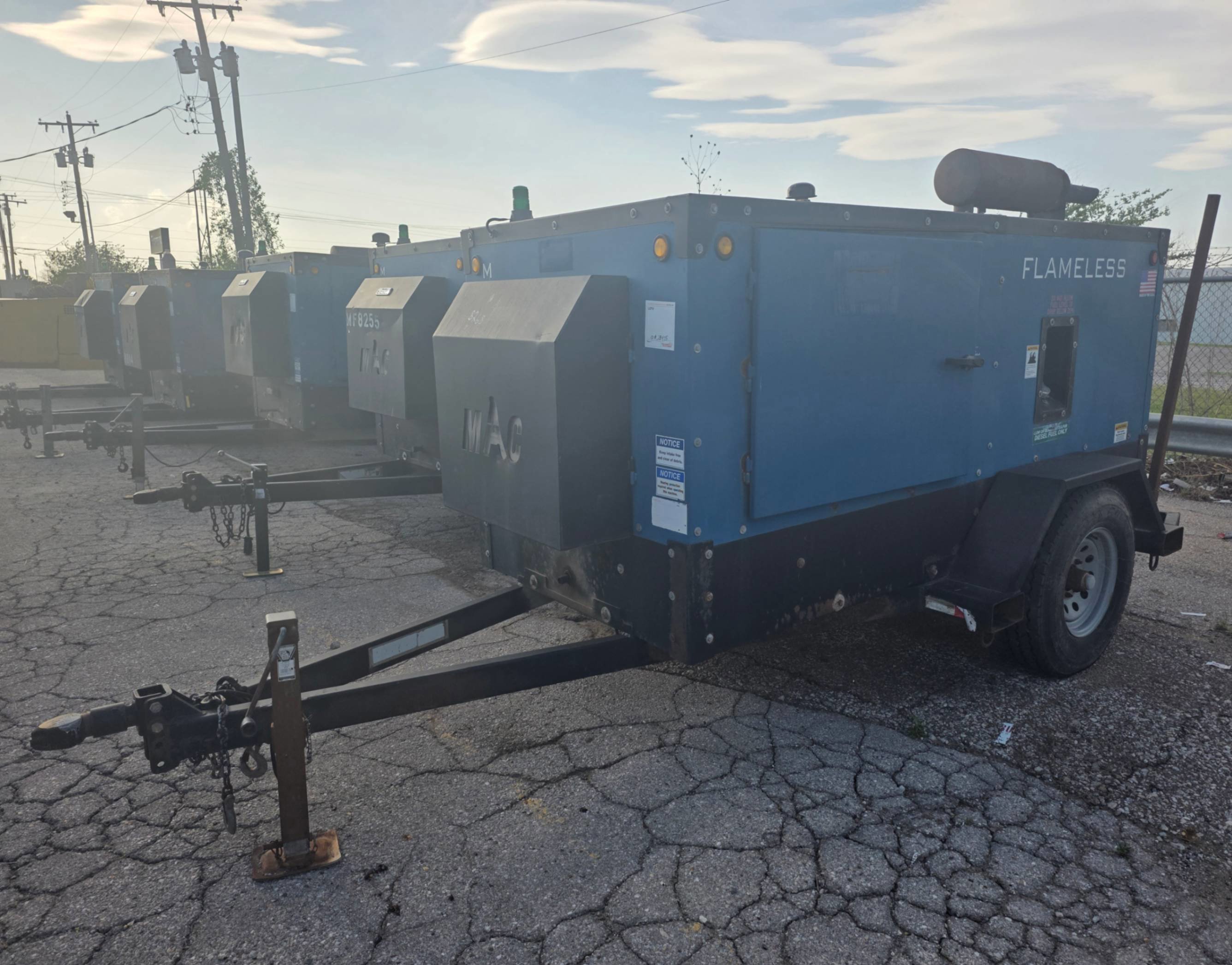 2014 MAC FLAMELESS HEATER TRAILER