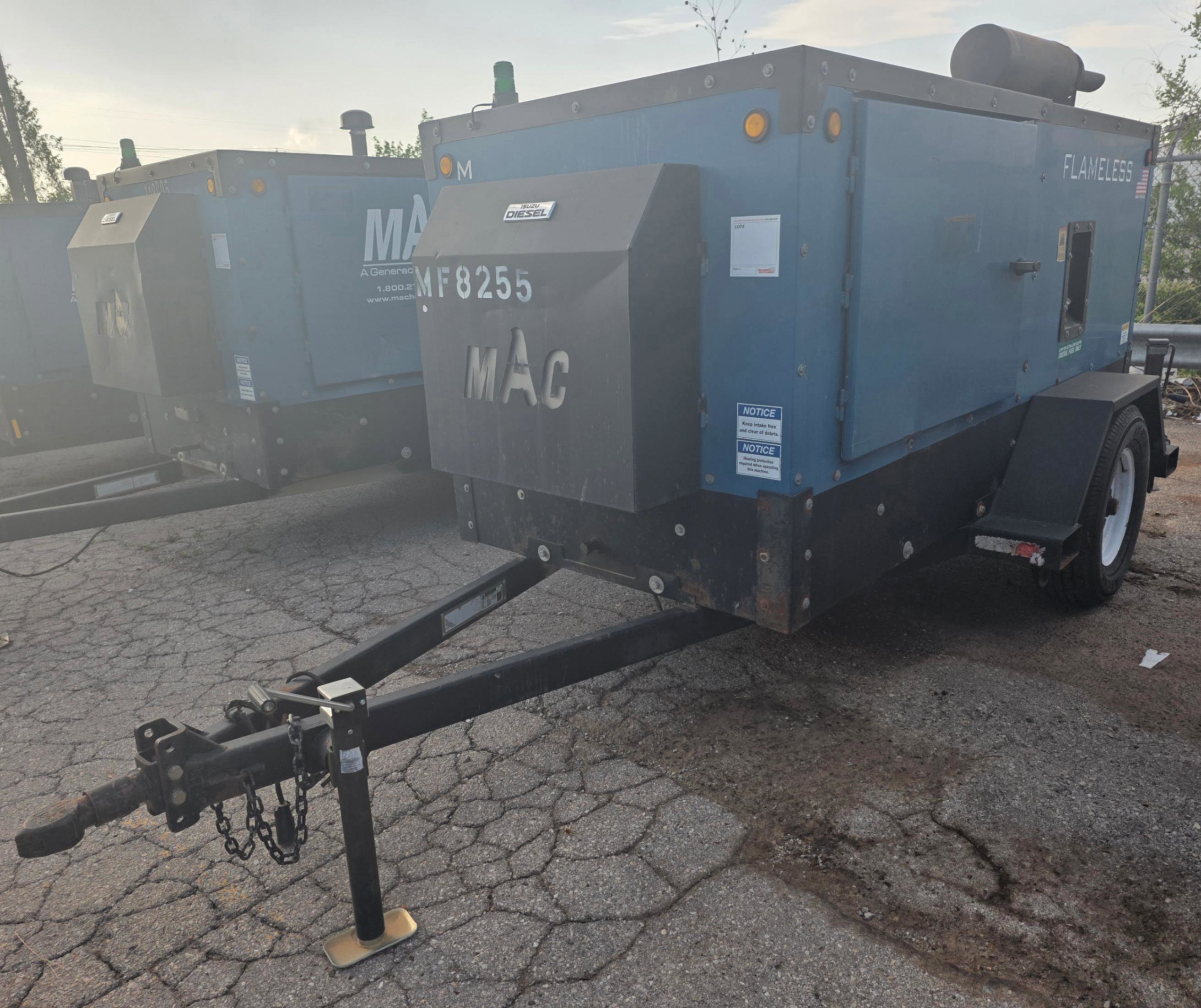 2014 MAC FLAMELESS HEATER TRAILER