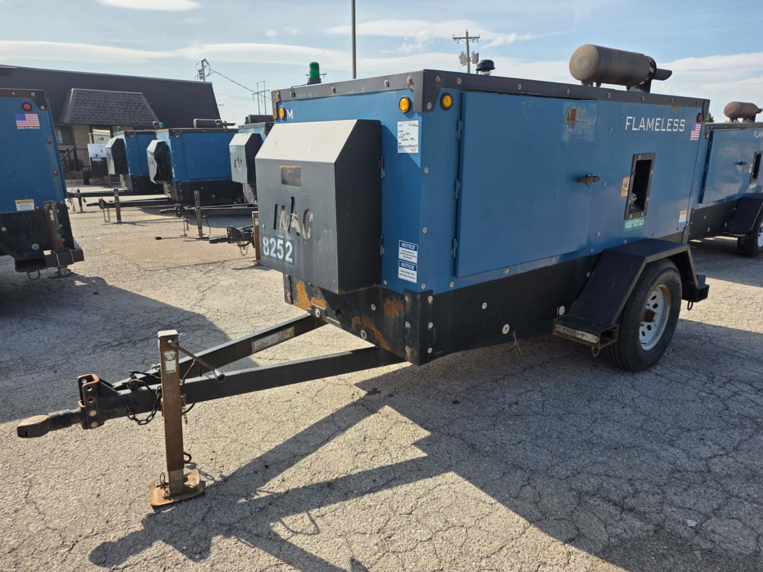 2014 MAC FLAMELESS HEATER TRAILER