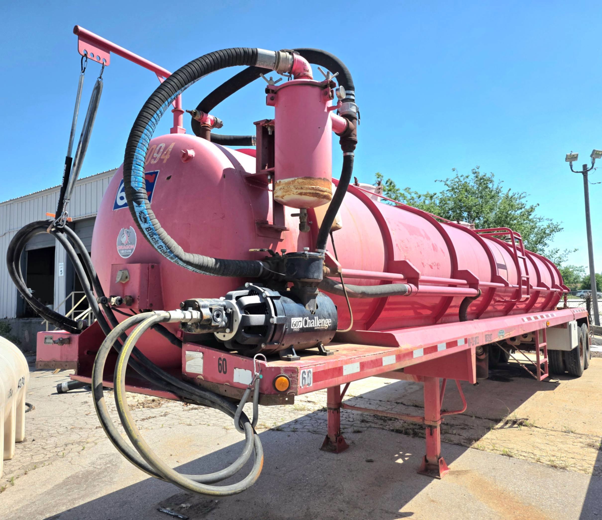 2012 DRAGON 130BBL VAC TRAILER