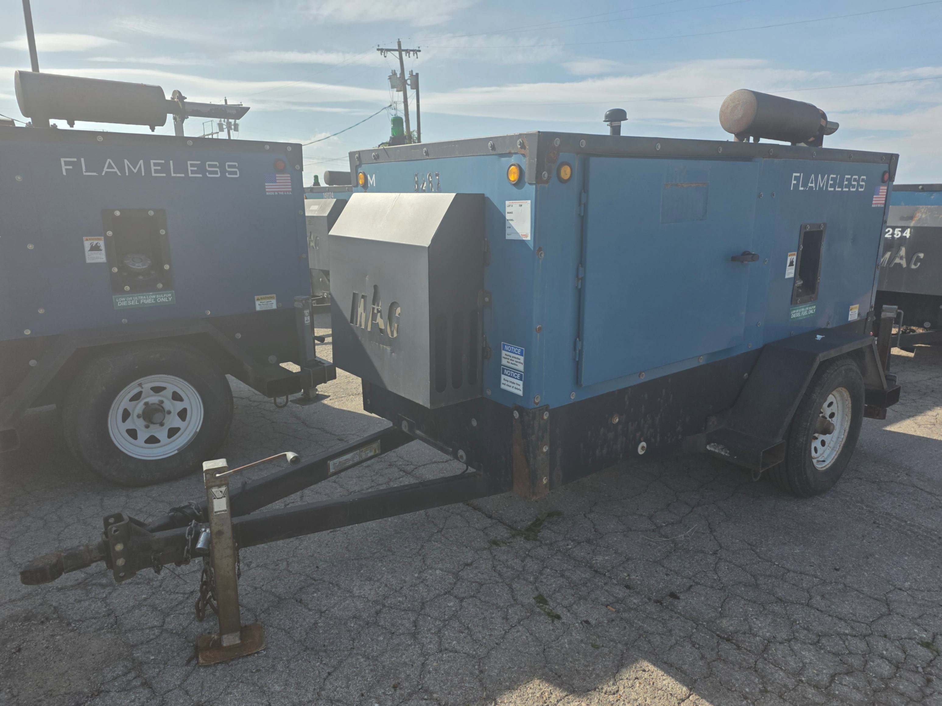 2014 MAC FLAMELESS HEATER TRAILER