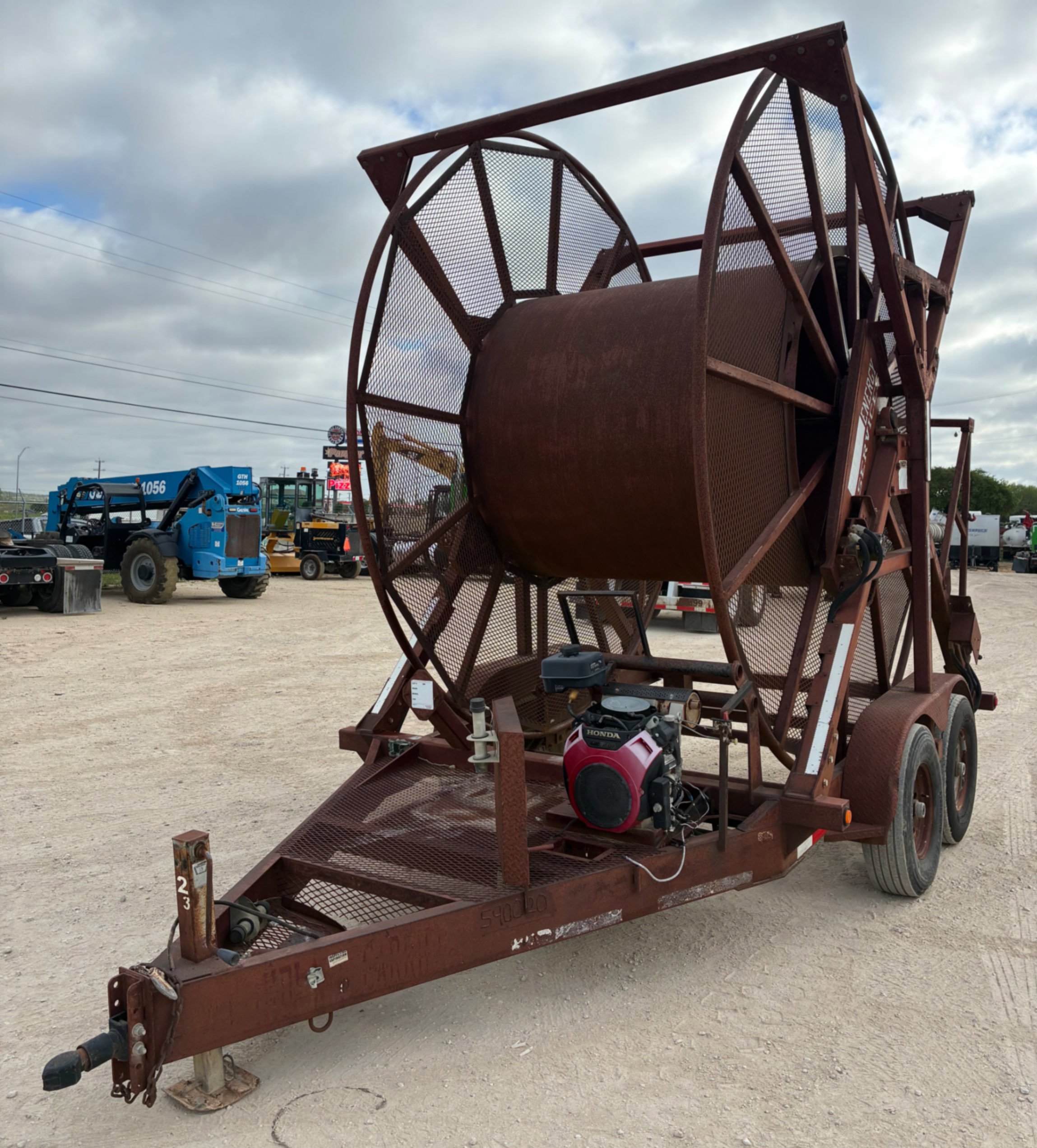 2011 MIDLAND  GOOSENECK SPOOL TRAILER