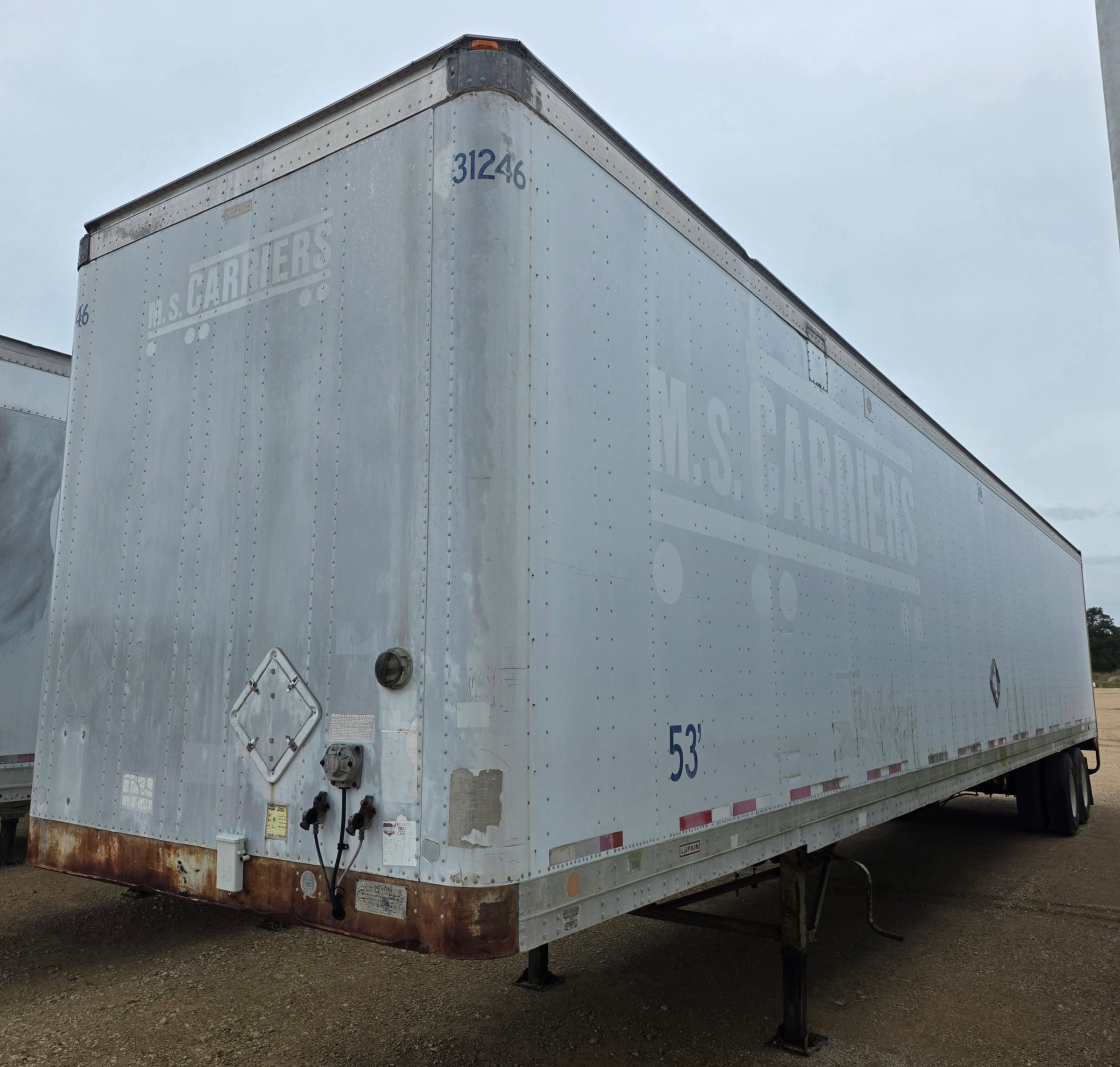 1996 LUFKIN 53FT DRY VAN TRAILER