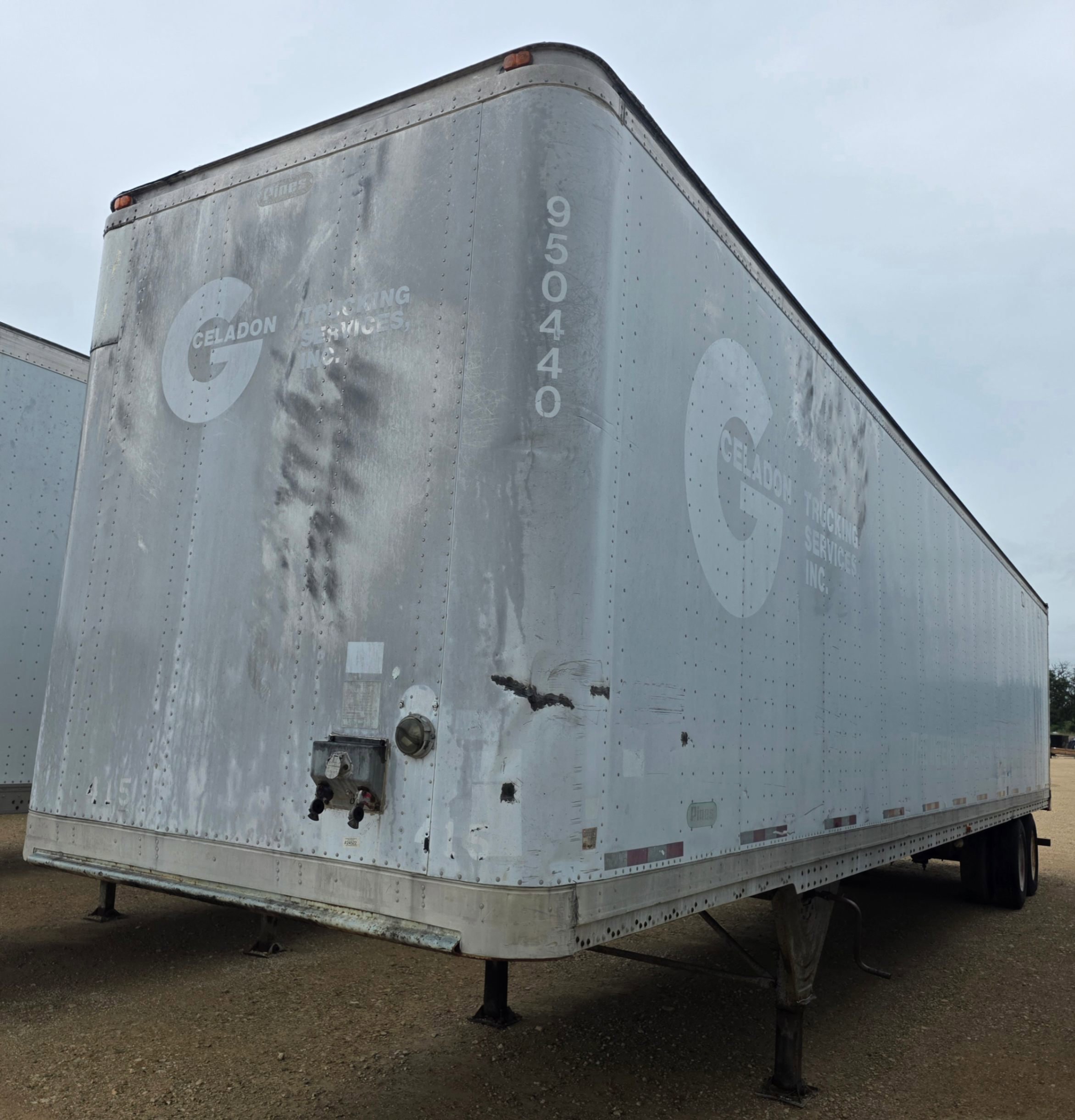1995 PINES 50FT DRY VAN TRAILER