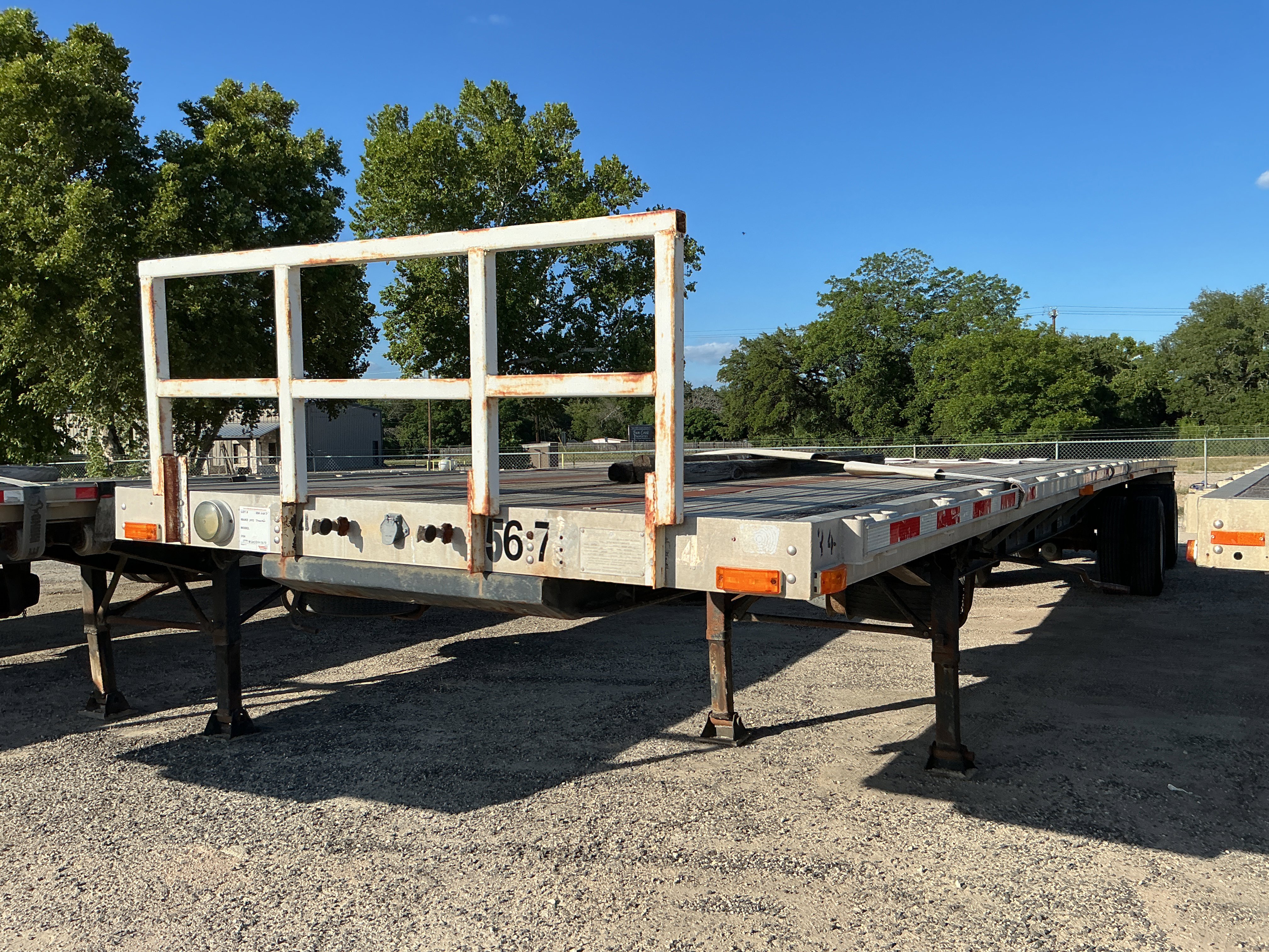 1995 TRANSCRAFT 48FT. FLATBED TRAILER