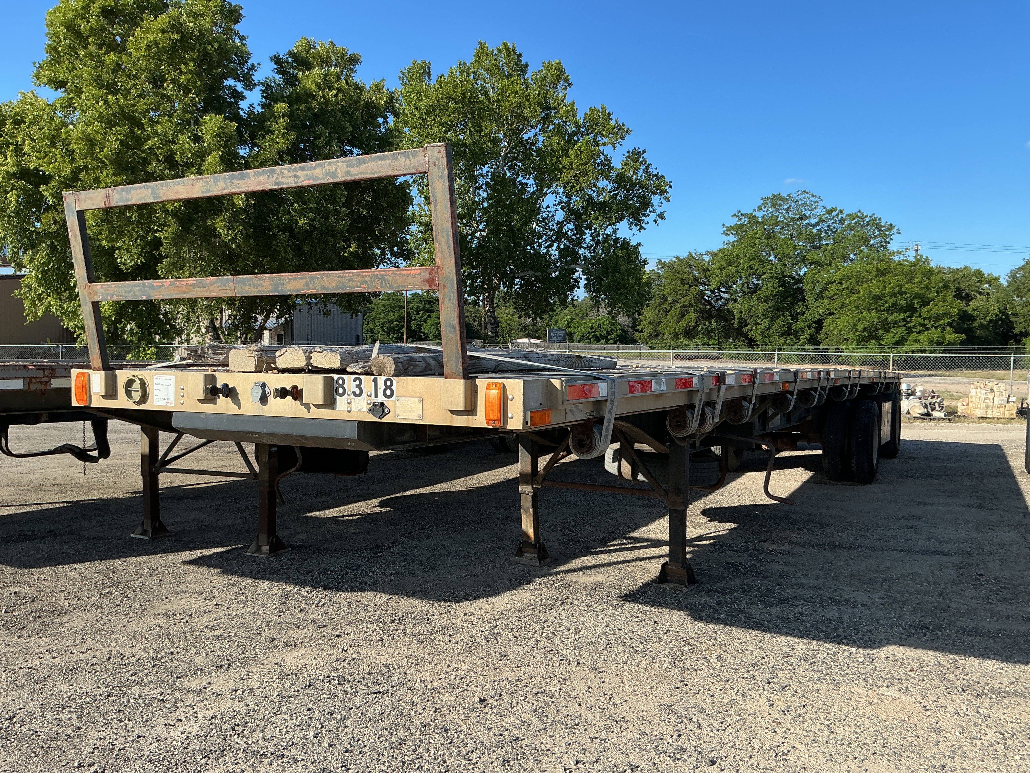 1995 TRANSCRAFT 45FT. FLATBED TRAILER