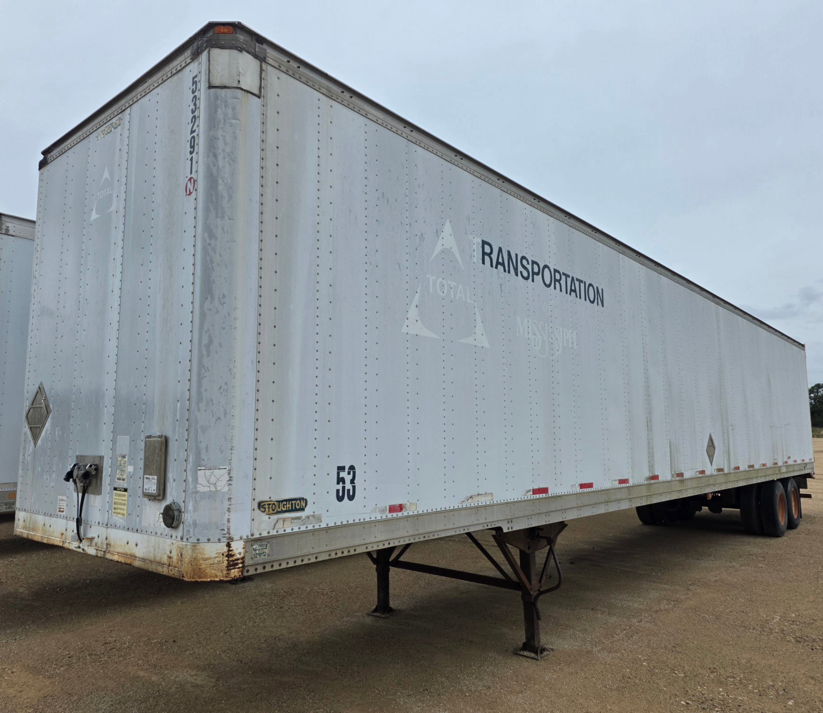 1998 STOUGHTON 53FT DRY VAN TRAILER