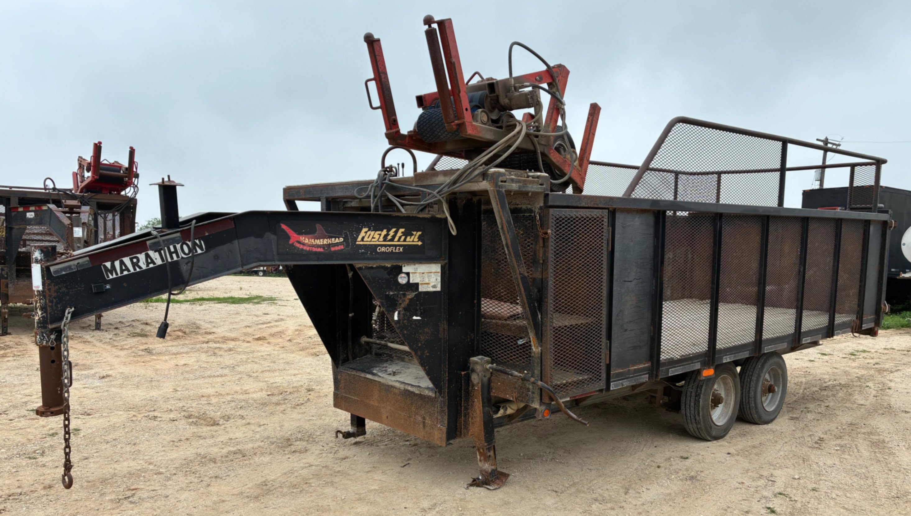 2014 AMERITRAIL MFG GOOSENECK HOSE TRAILER
