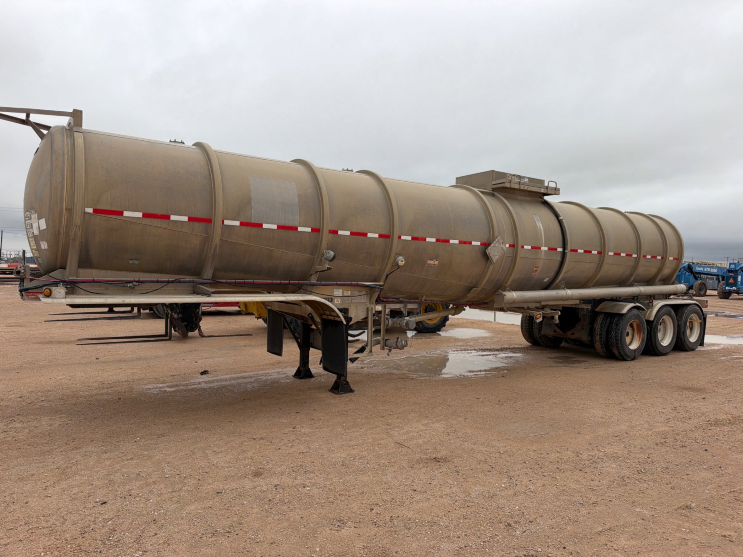 2012 BRENNER TANK 210BBL TRI-AXLE CRUDE TRAILER