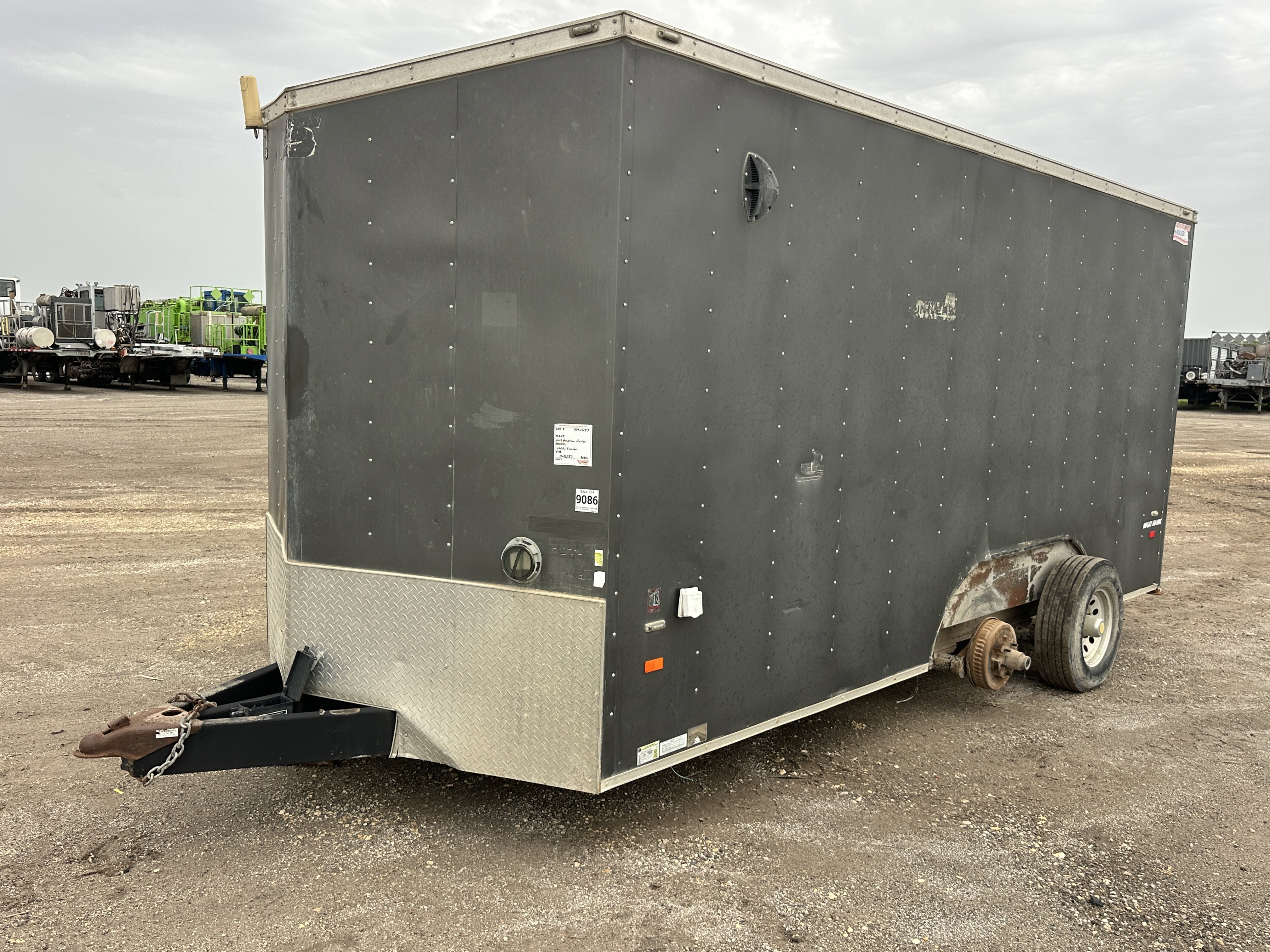 2019 AMERICAN HAULER UTILITY TRAILER