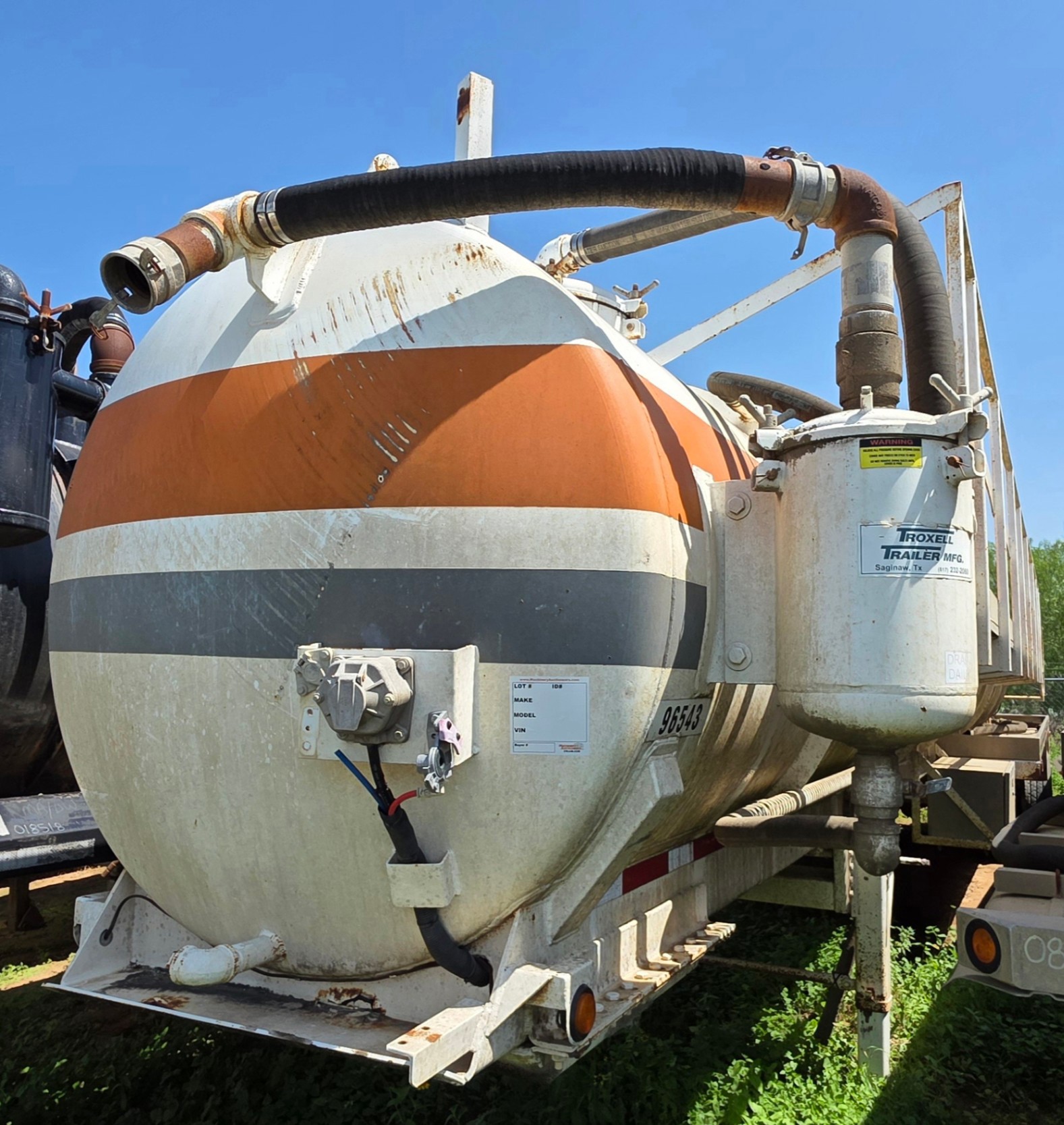2017 TROXELL 130BBL VAC TRAILER