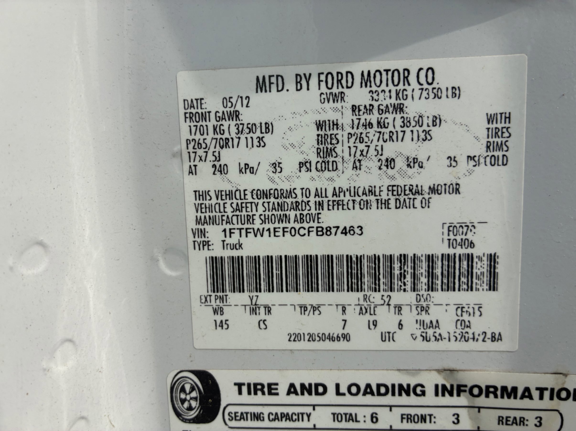 2012 Ford F-150