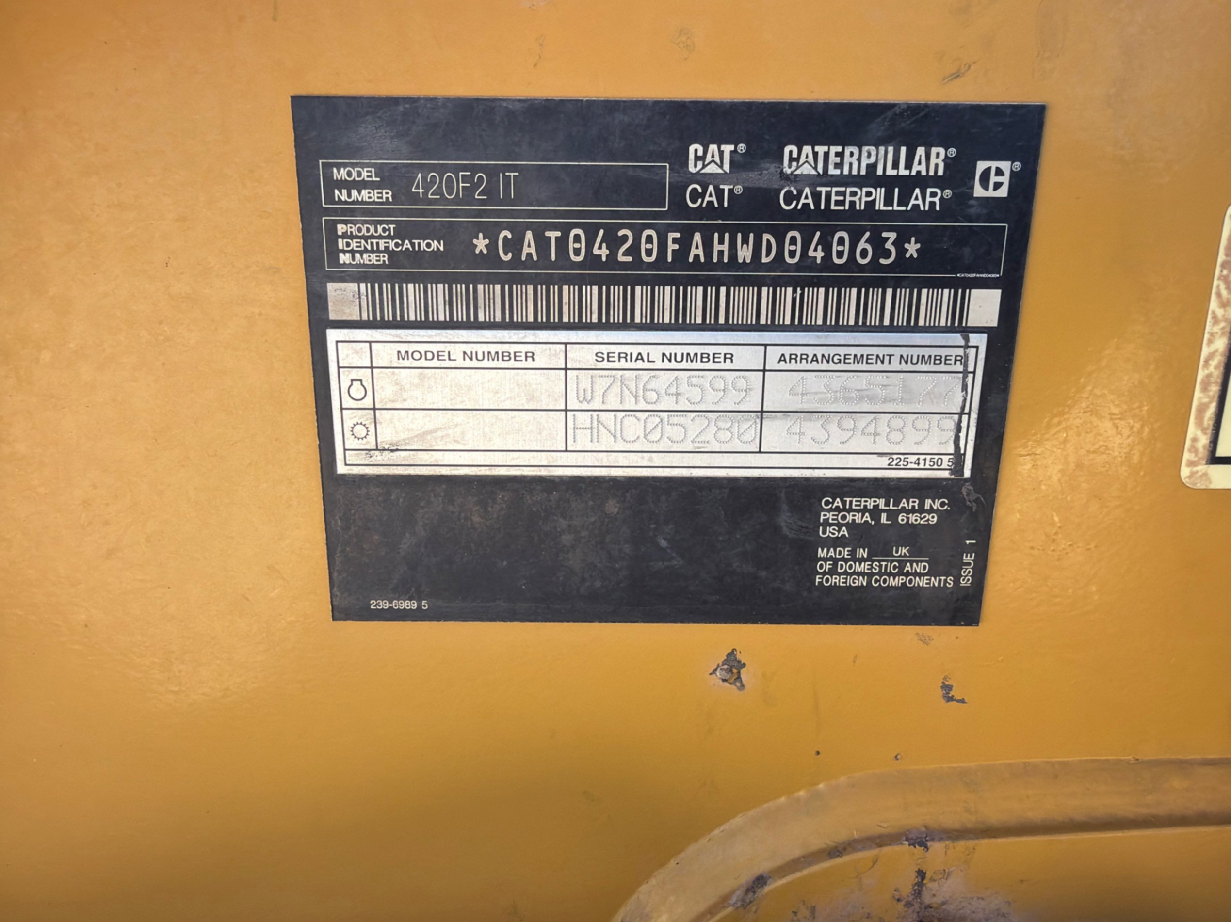 2015 Caterpillar 420F2