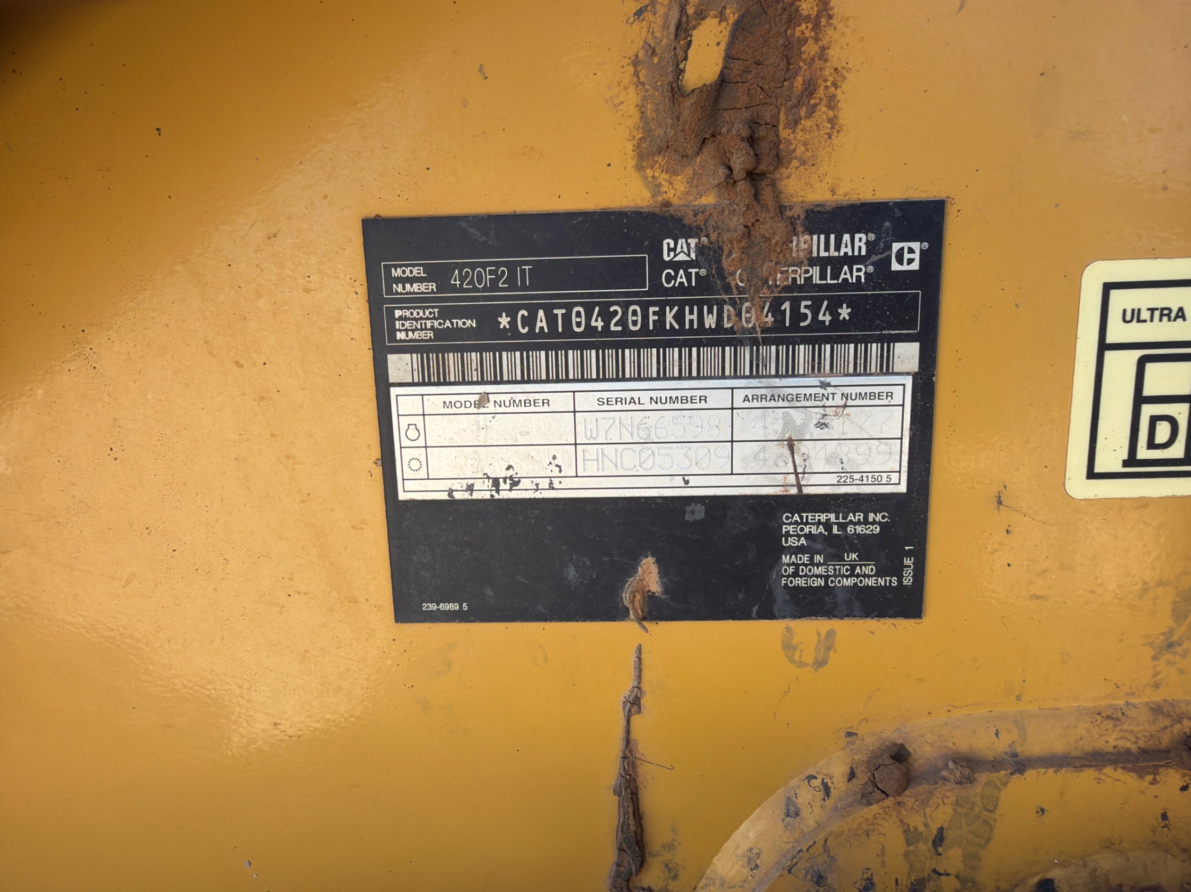 2015 Caterpillar 420F2