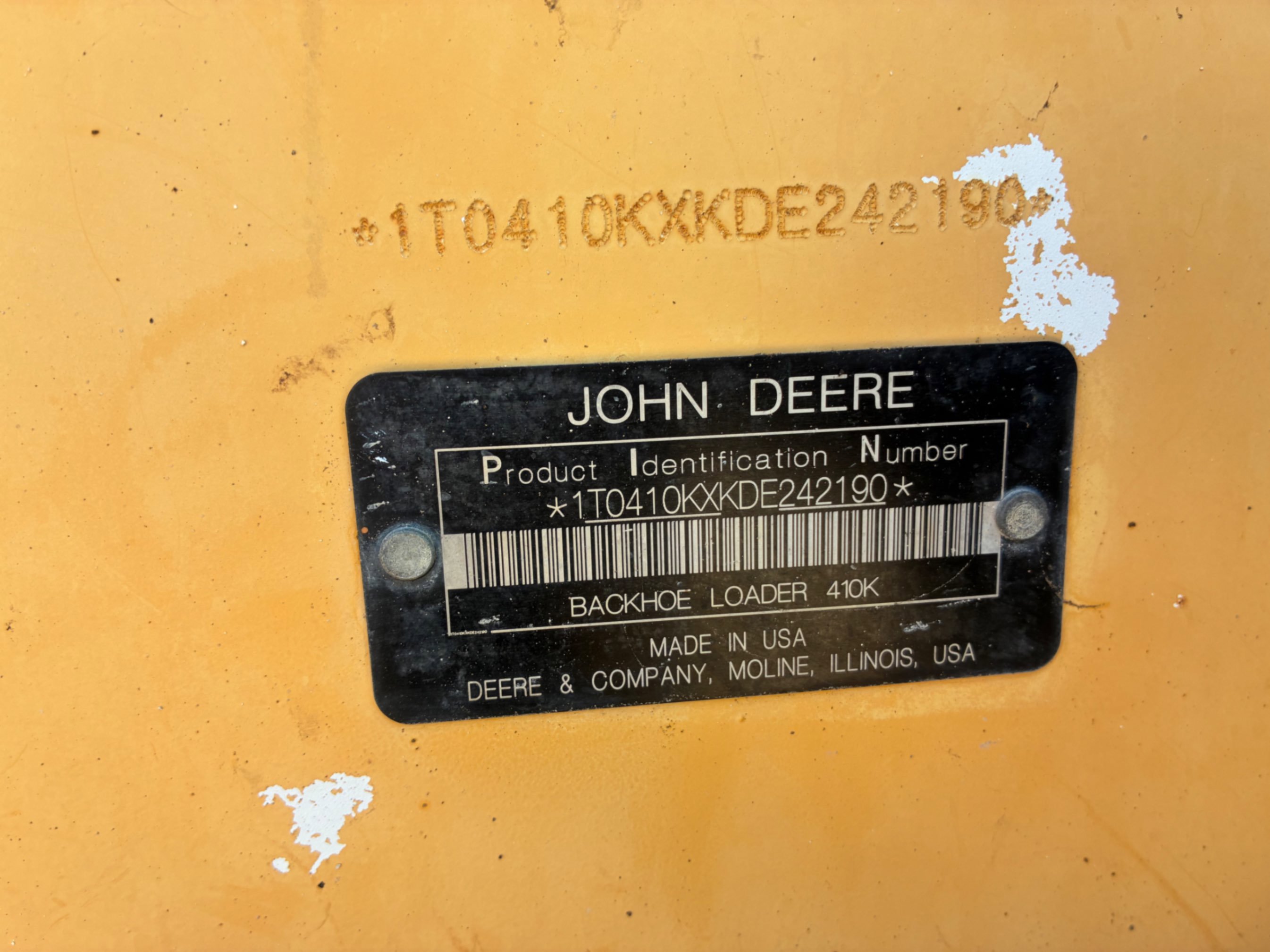 John Deere 410K