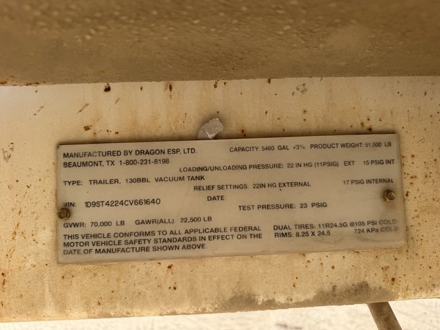 2012 Dragon 130BBL
