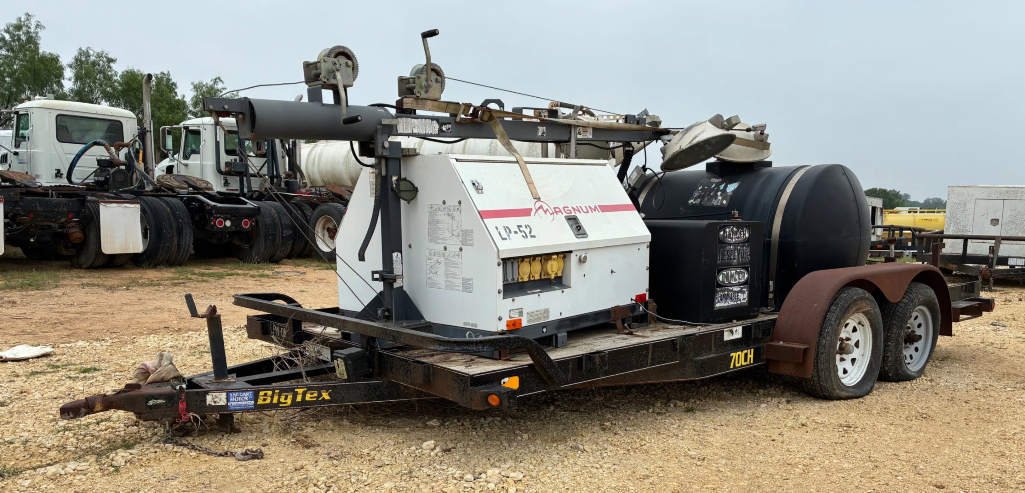 LIGHT PLANT MOUNTED BUMPER PULL TRAILER