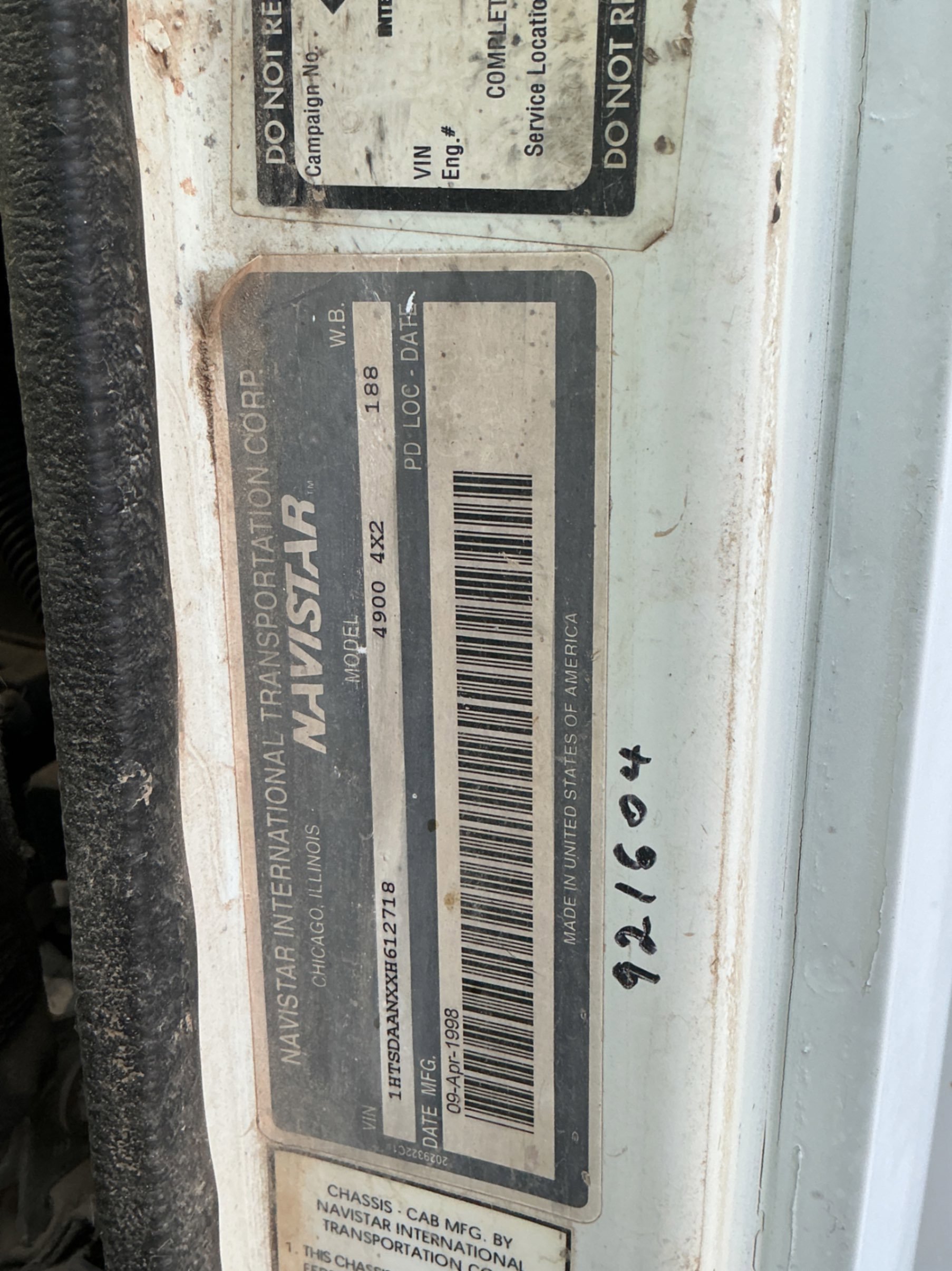 1999 International 4900