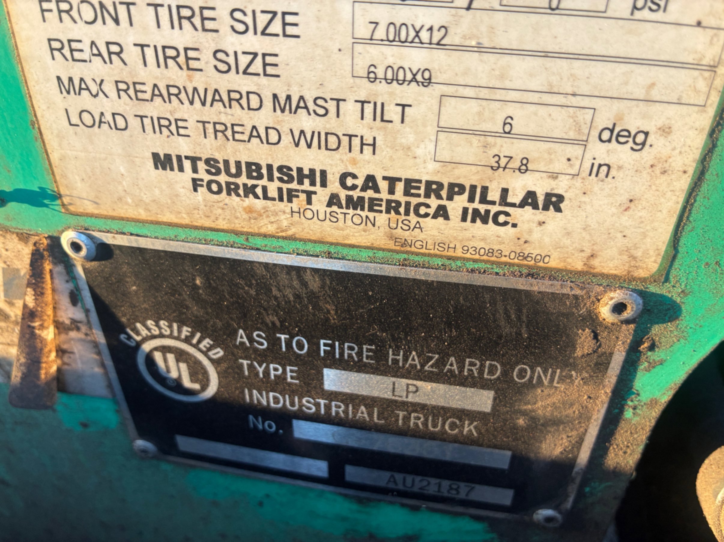 2010 Mitsubishi FG25N