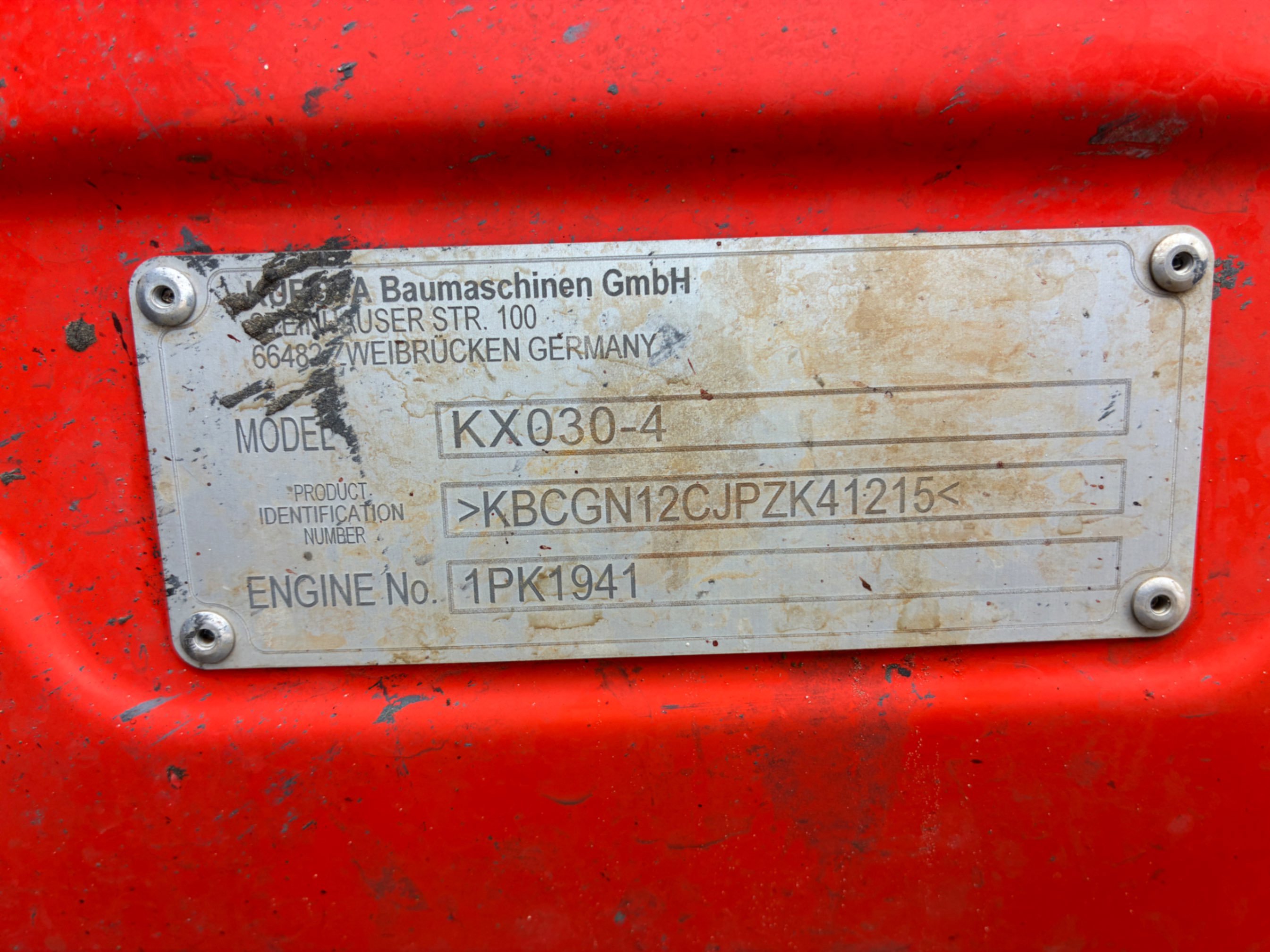 2023 Kubota KX030