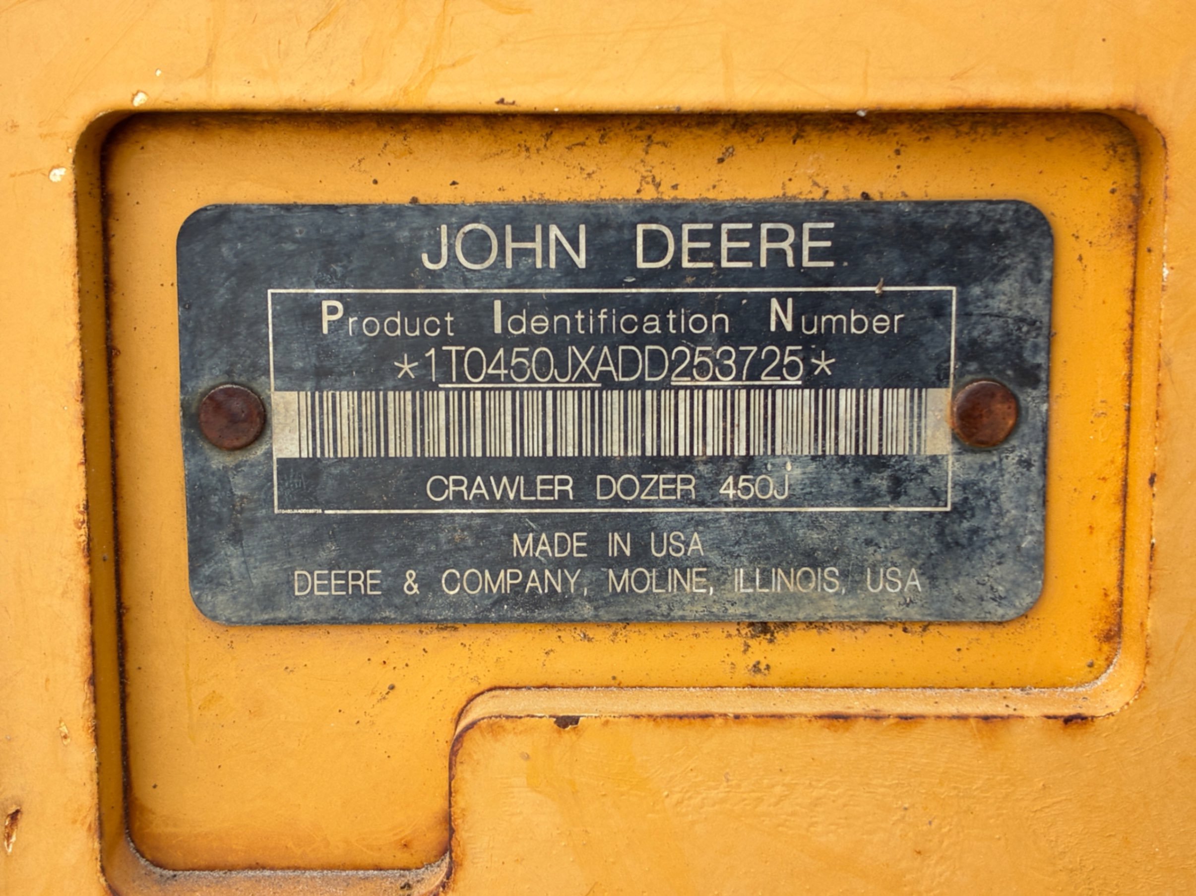 2014 John Deere 450J LGP