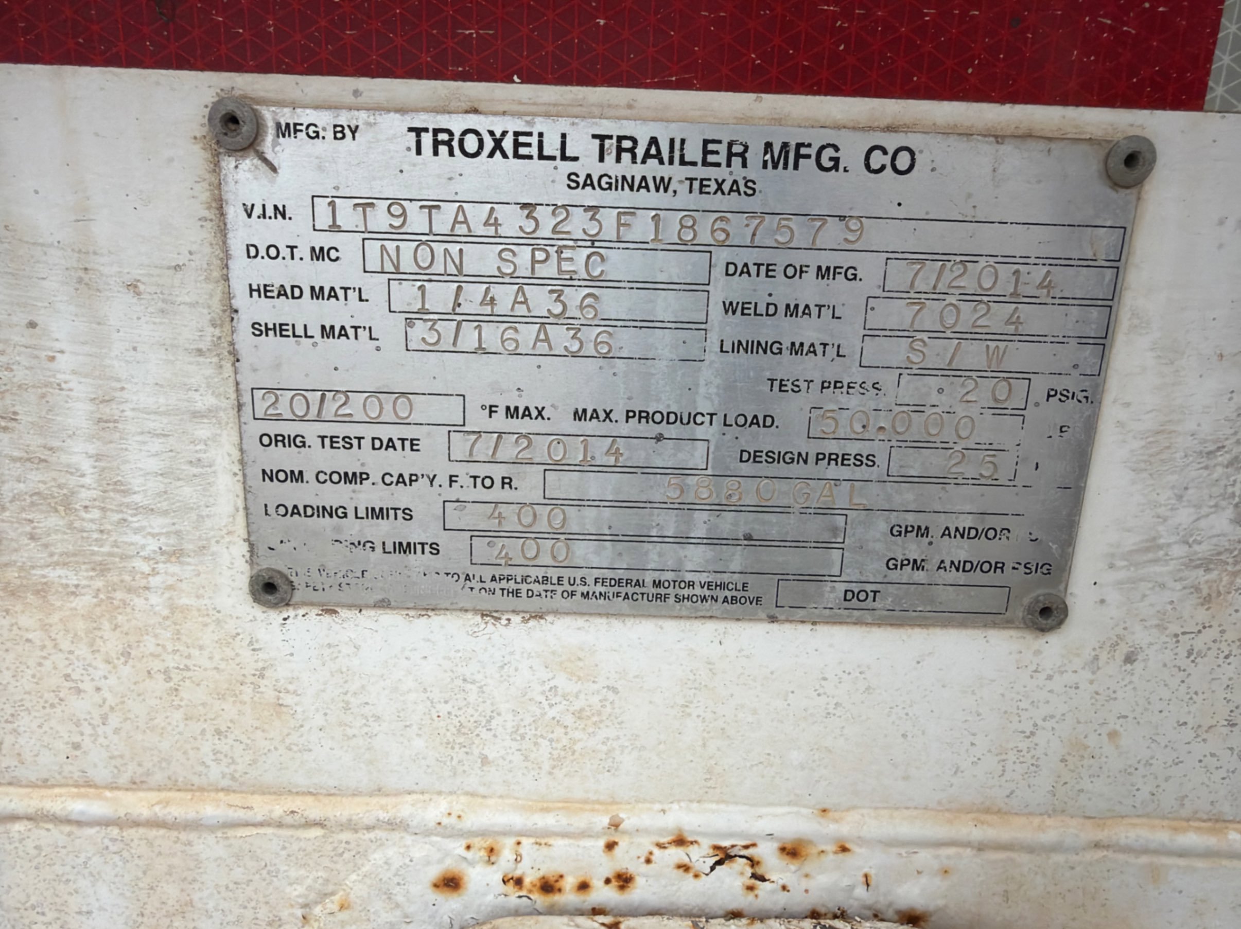 2015 Trojan 130BBL