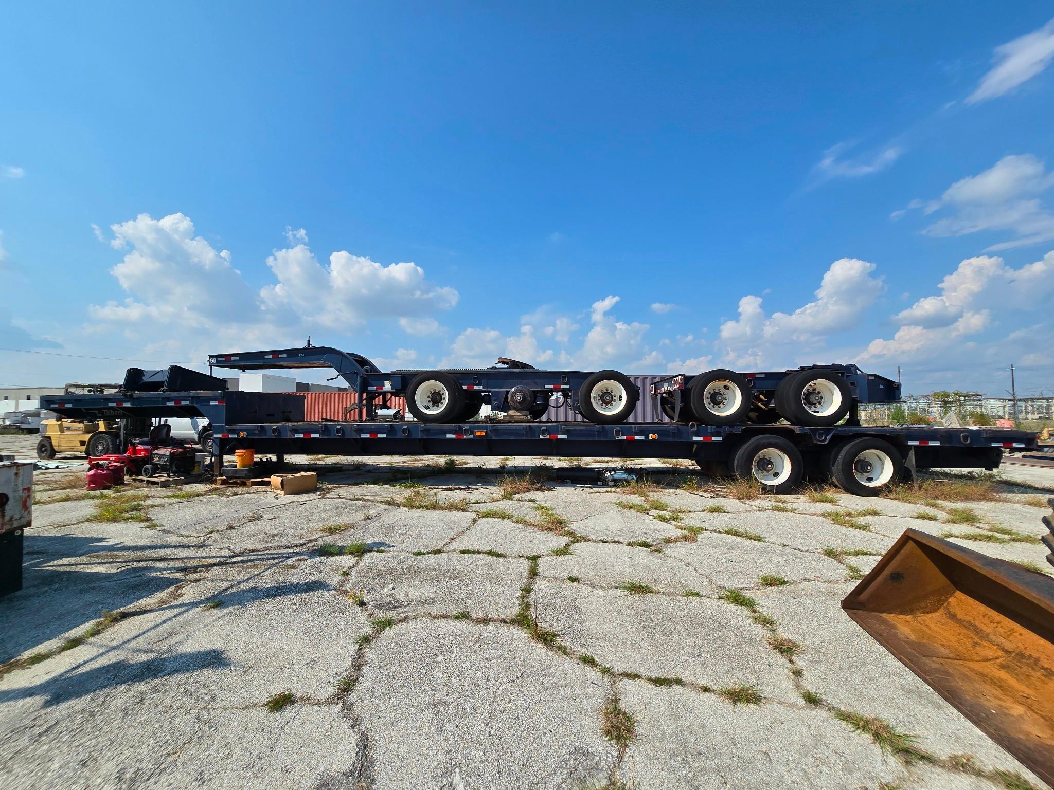 1992 Talbert 70 Ton Lowboy Trailer with Removable Gooseneck